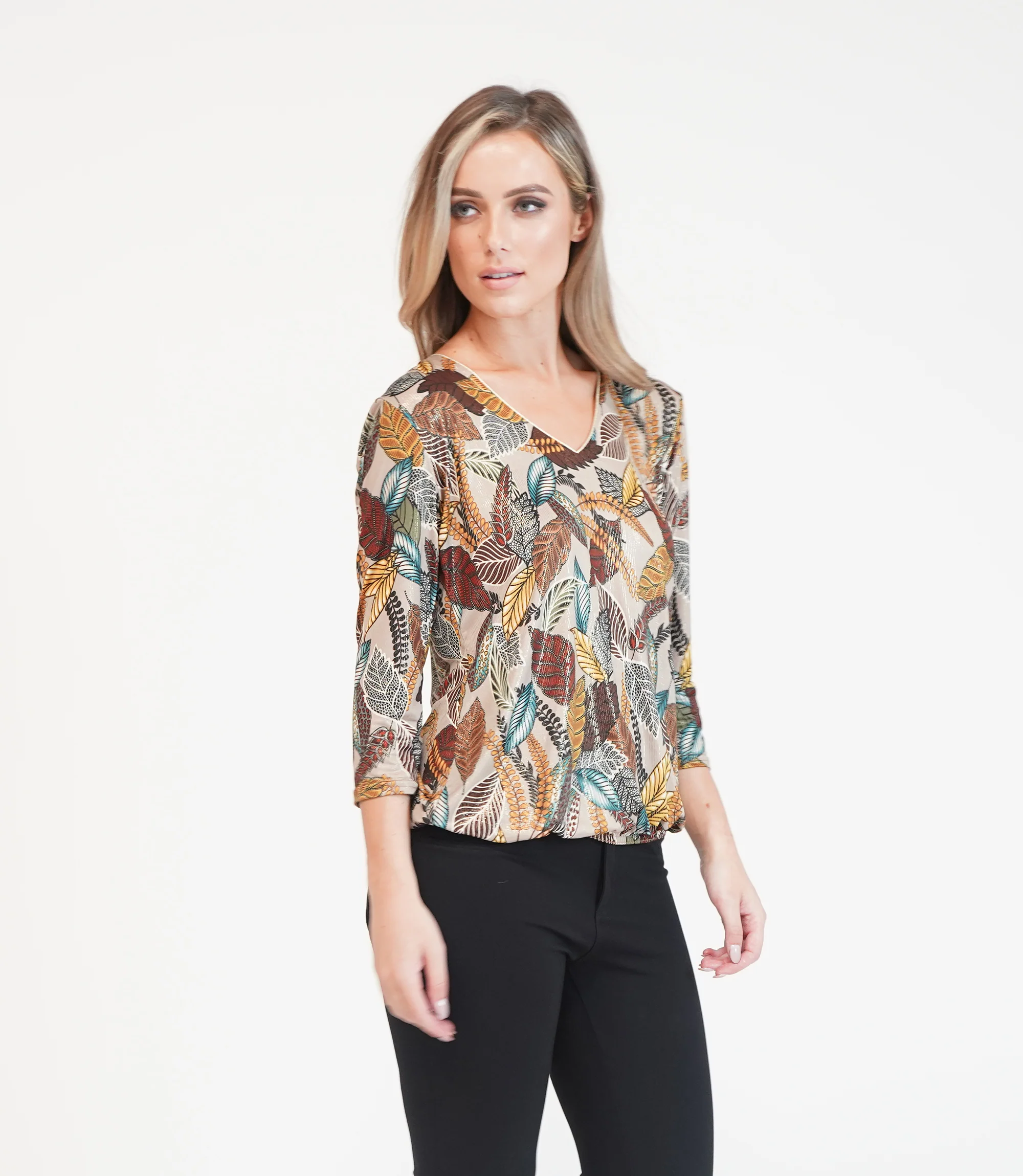 Gold Pattern Top