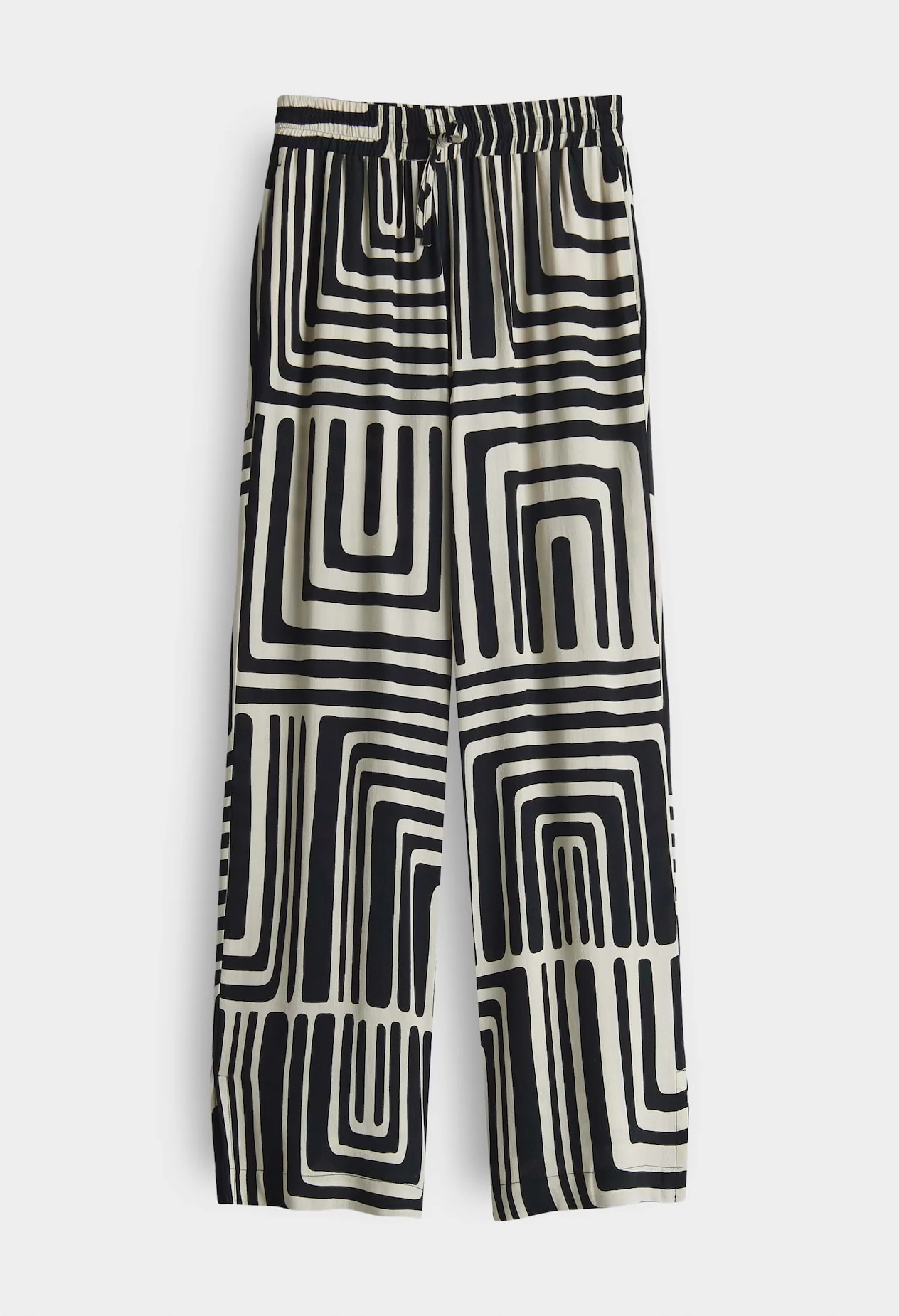 Malotta Abstract Wide Leg Trousers