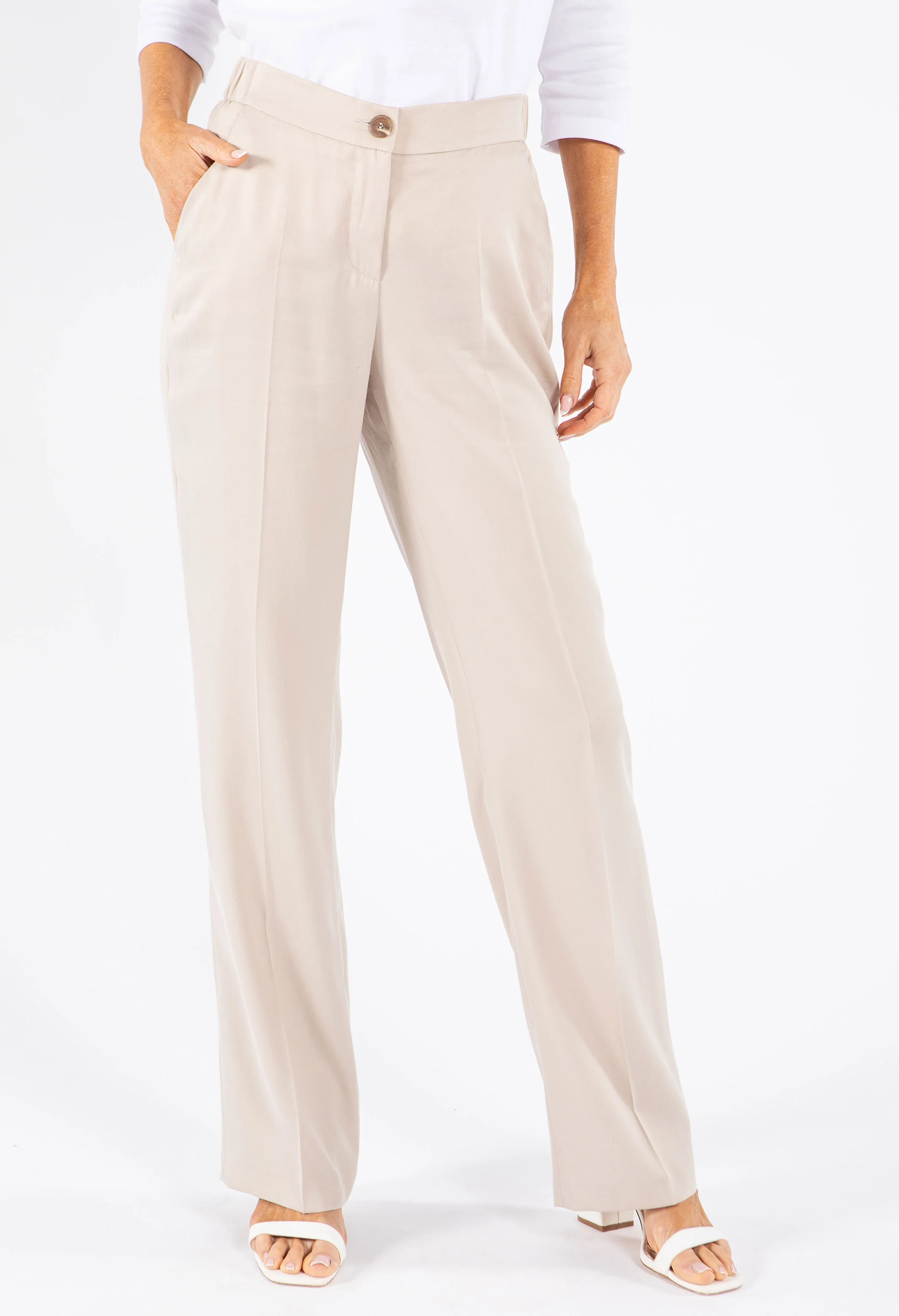 Button Close Straight leg Trouser