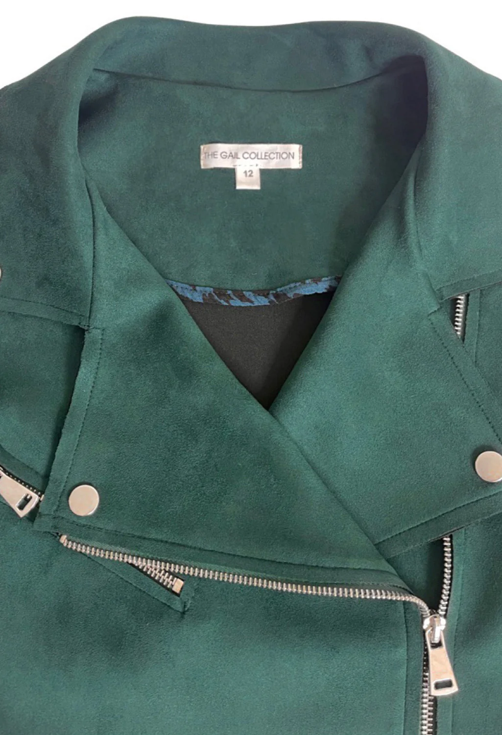 BIKER Jacket in Forest Green