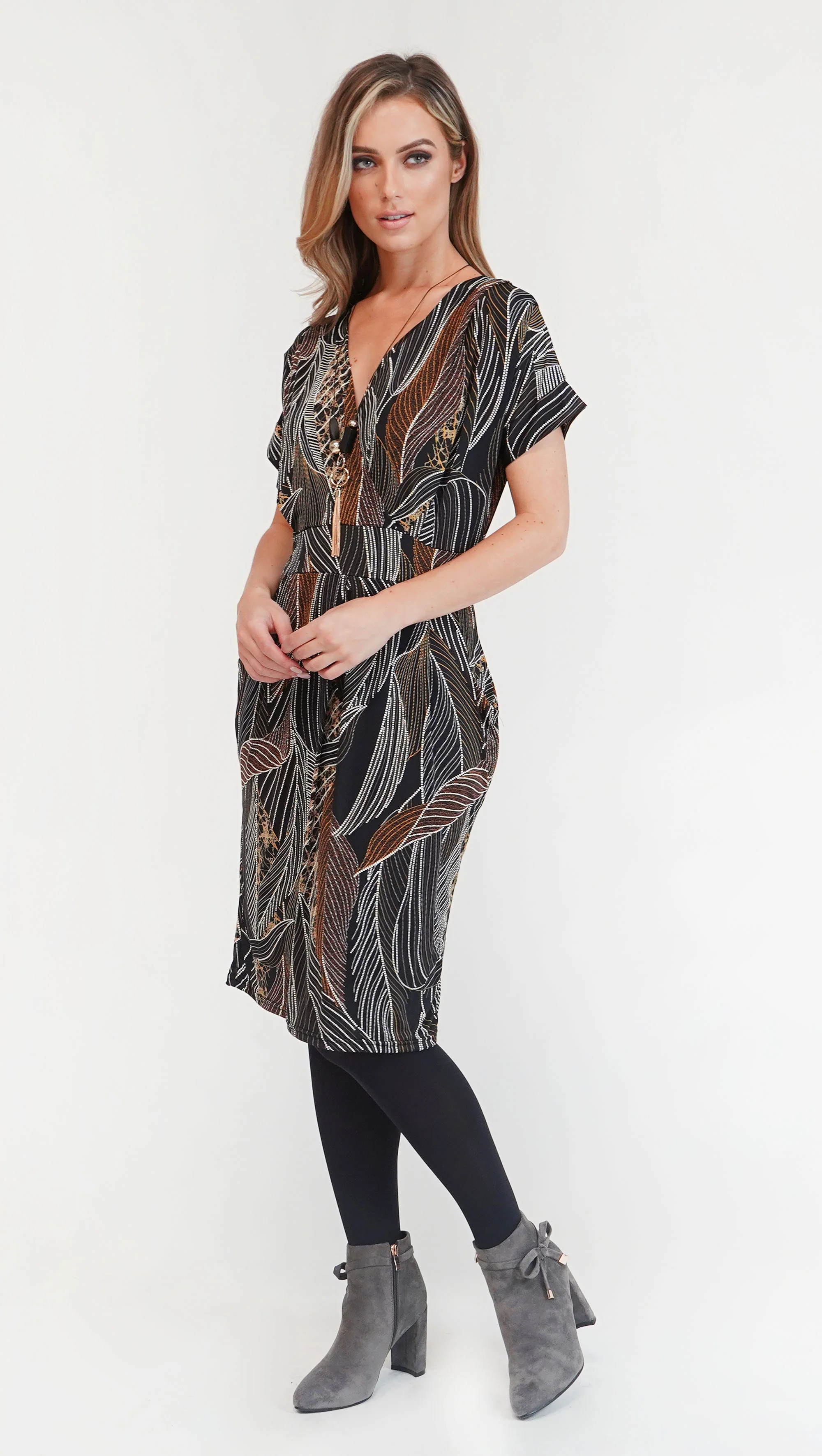 Leaf Design Dress