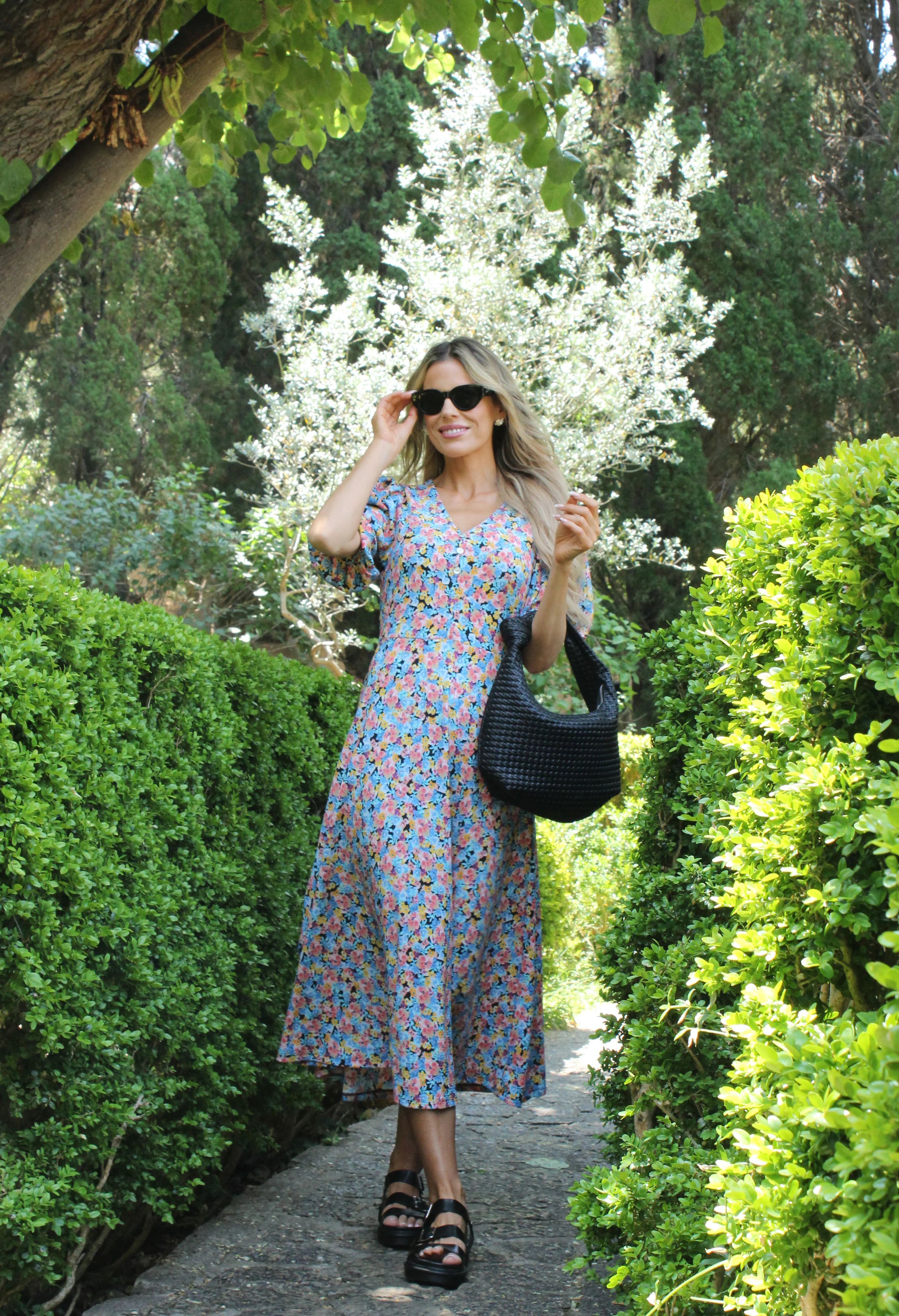 Miami Floral Print Dress