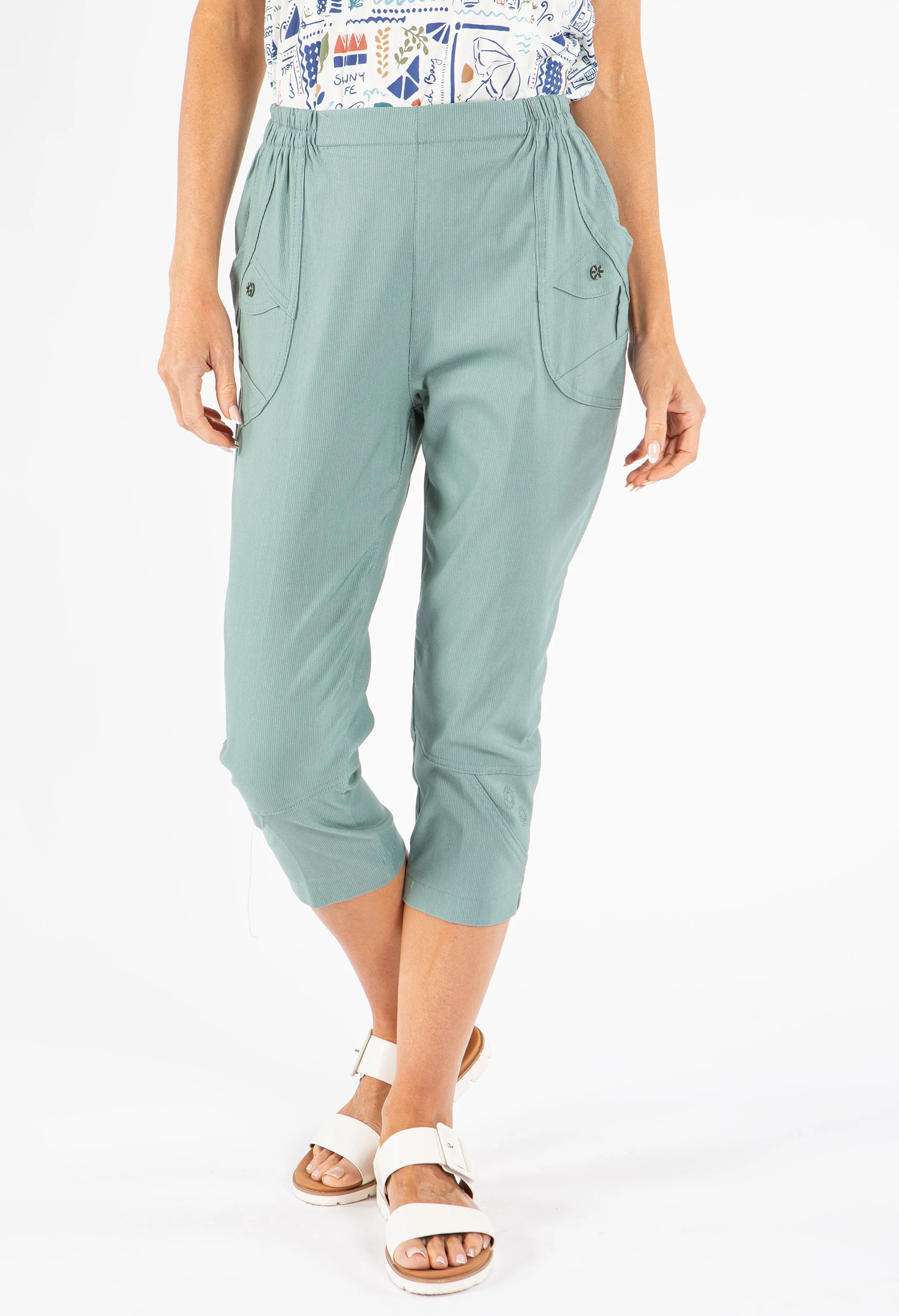 Pull On Capris