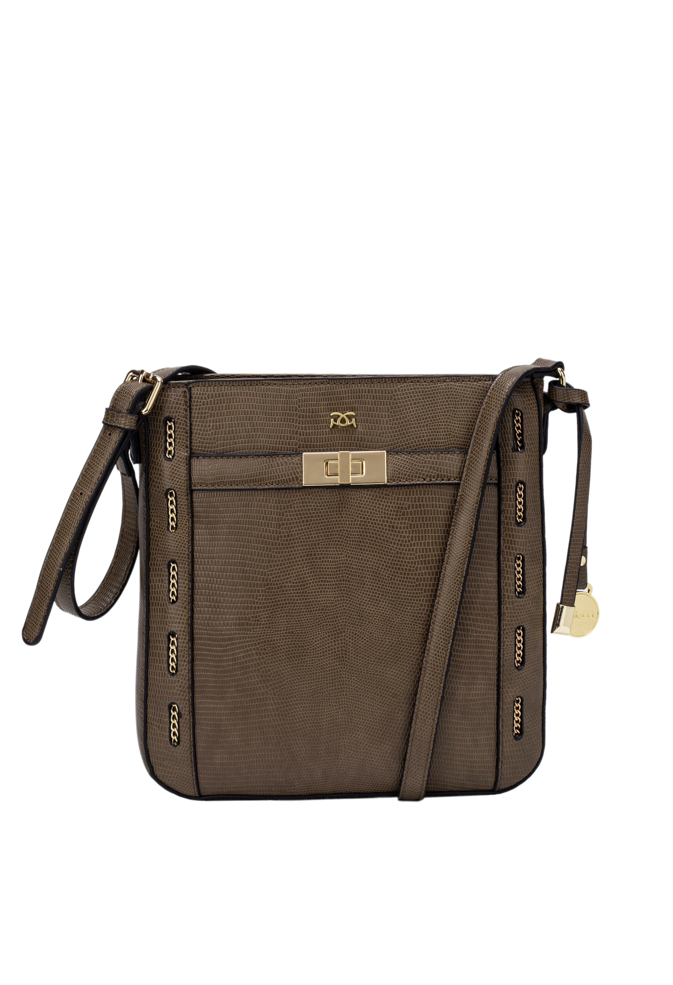 Citrine Snake Effect Xbody Bag-1
