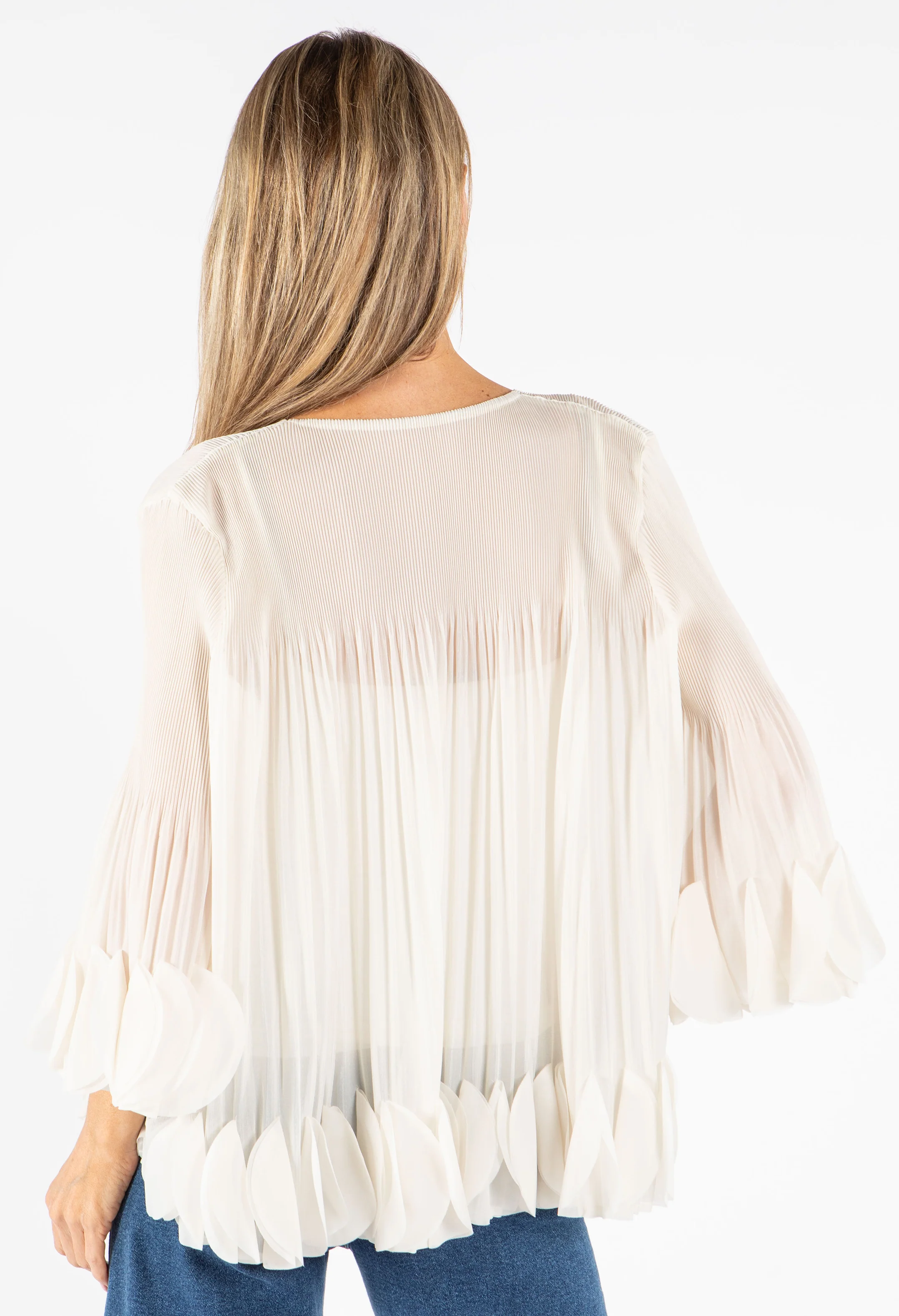 Petal Pleated Blouse