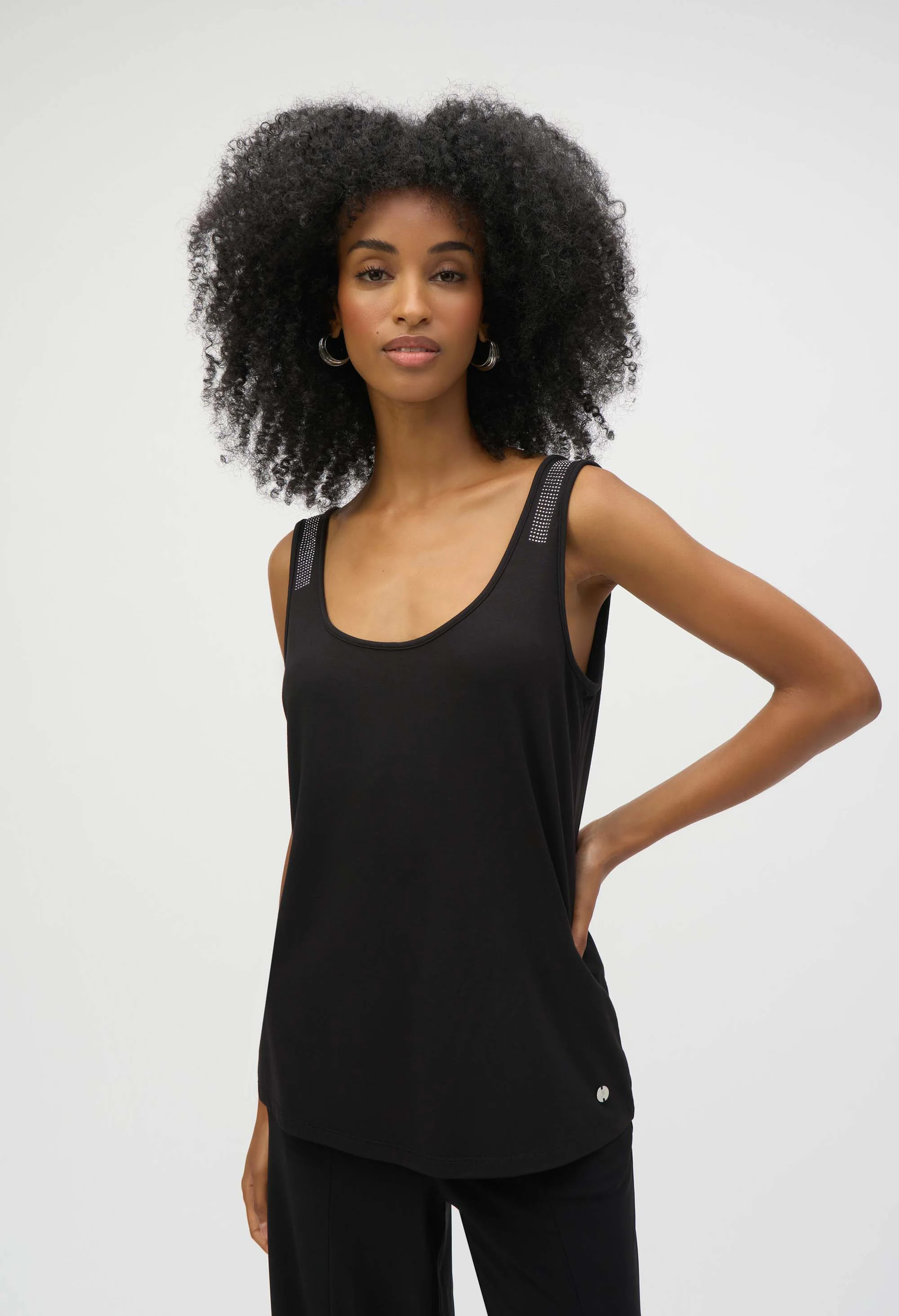 Jewel Scoop Neck Top
