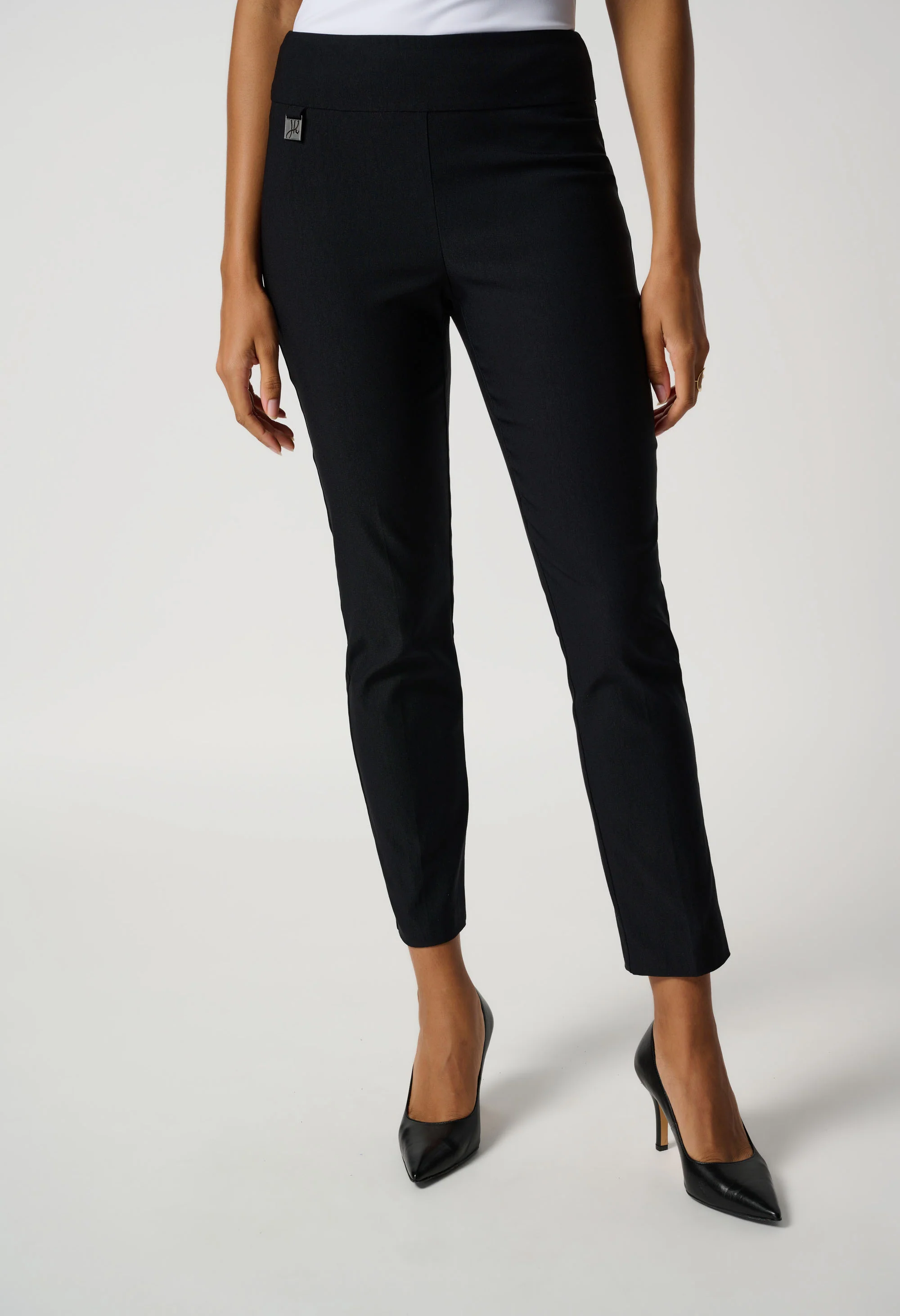 High-waisted Ankle-length Trousers