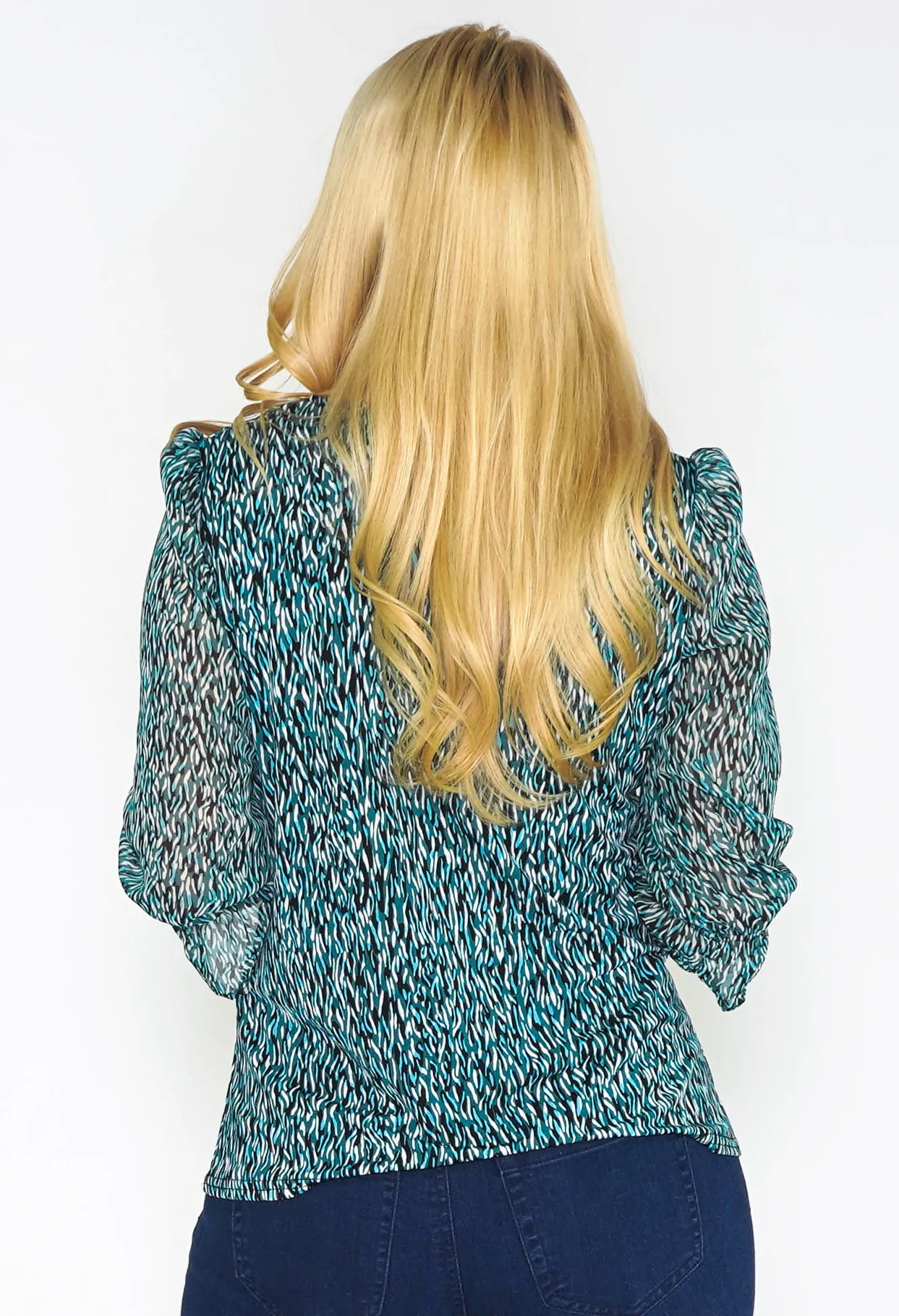 Detailed Neckline Blouse