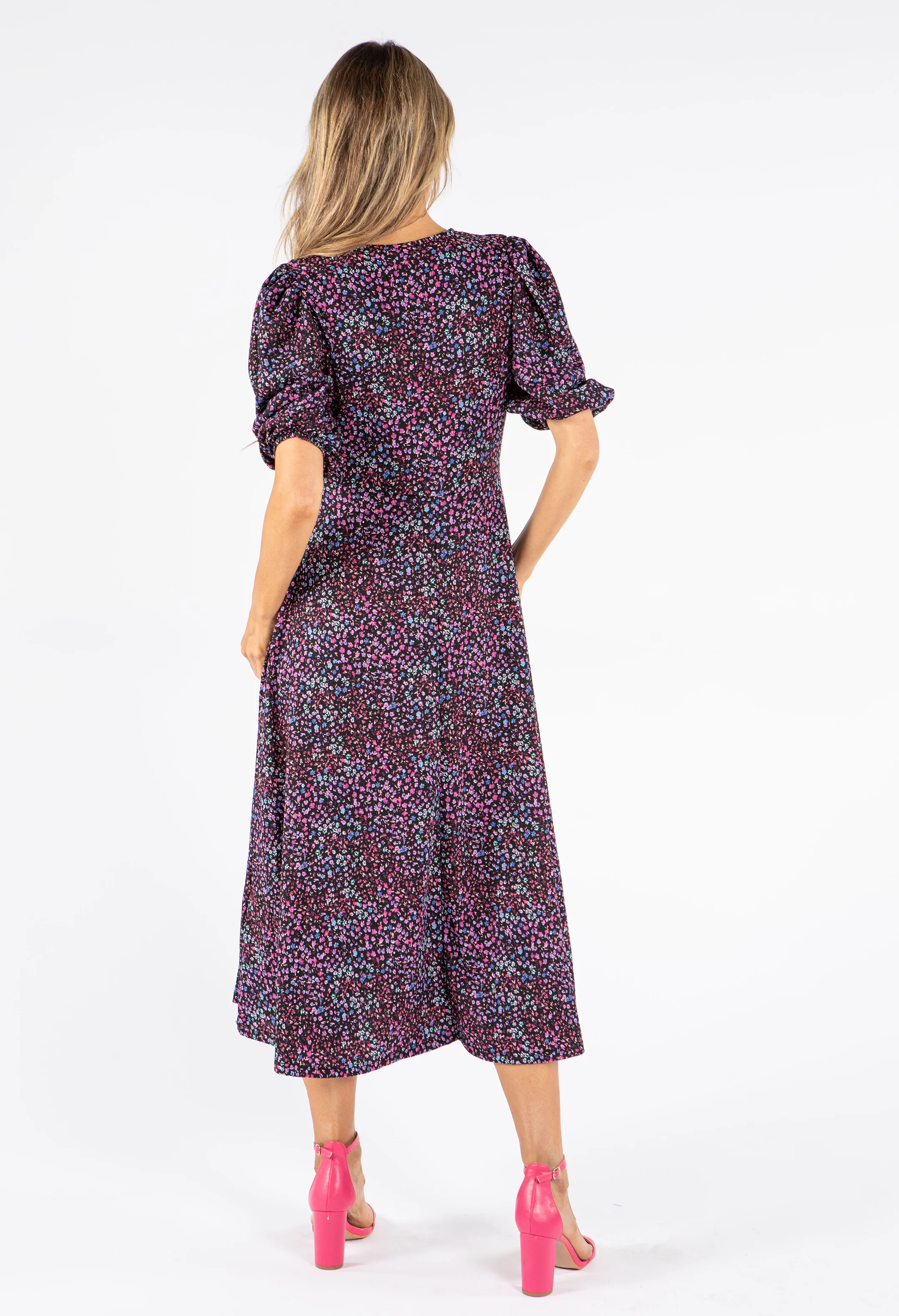Miami Ditsy Print Dress