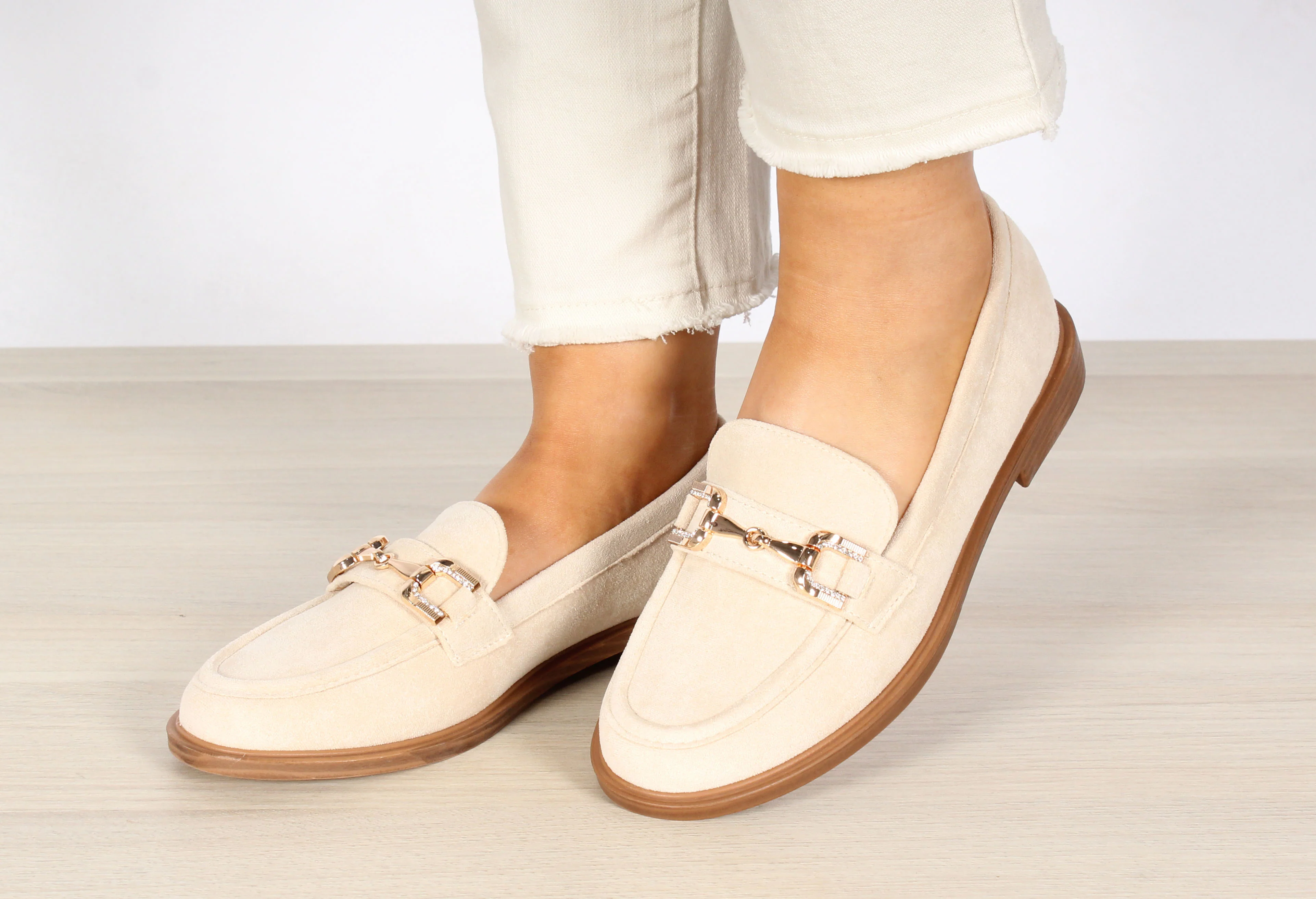 Diamante Buckle Loafer