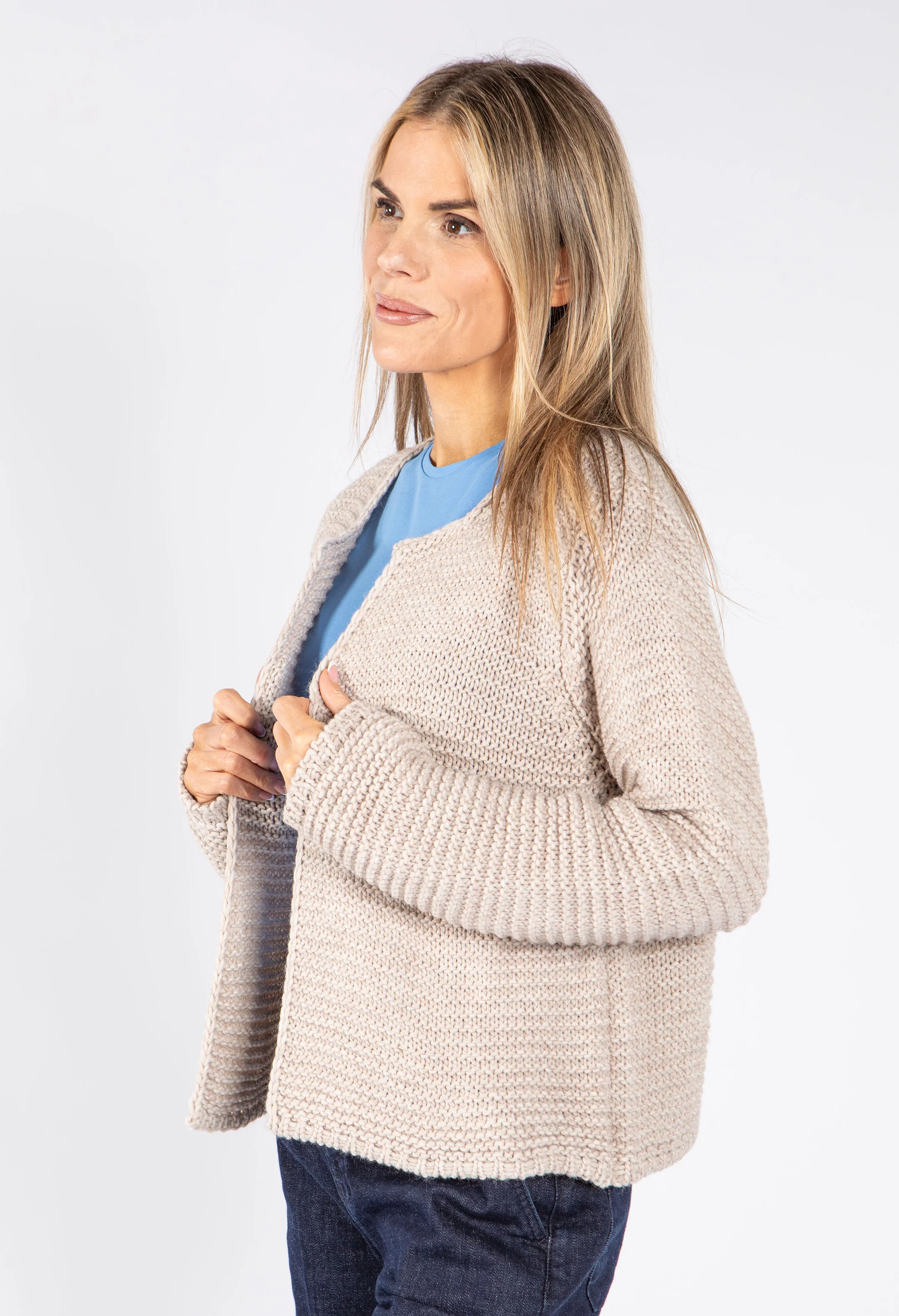 Ribbed Knit Cardigan