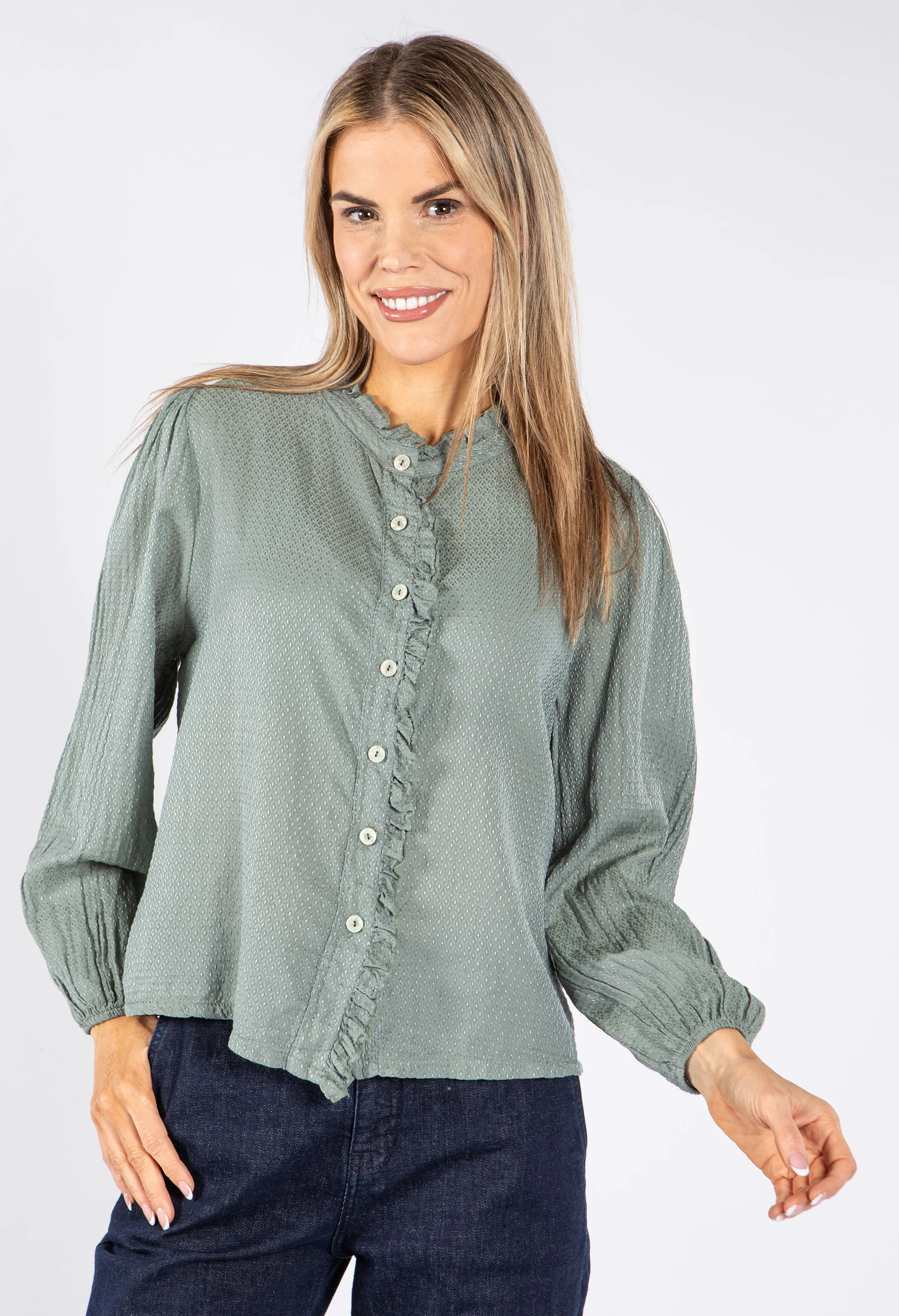 Frill Collar Blouse