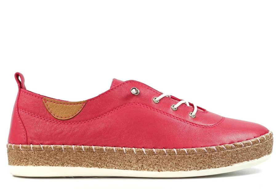 Evie Leather Plimsoll