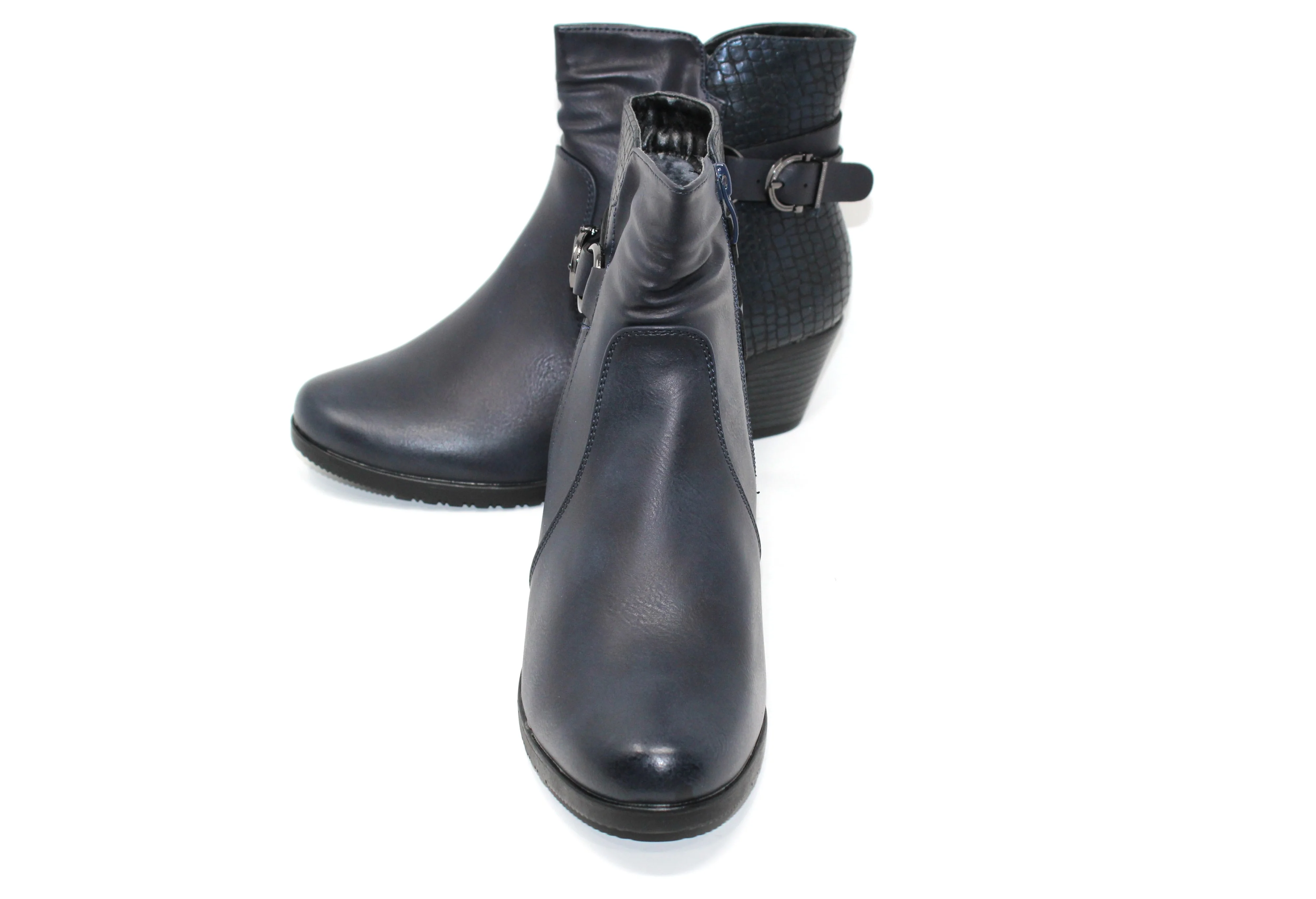 Navy Ankle Boot