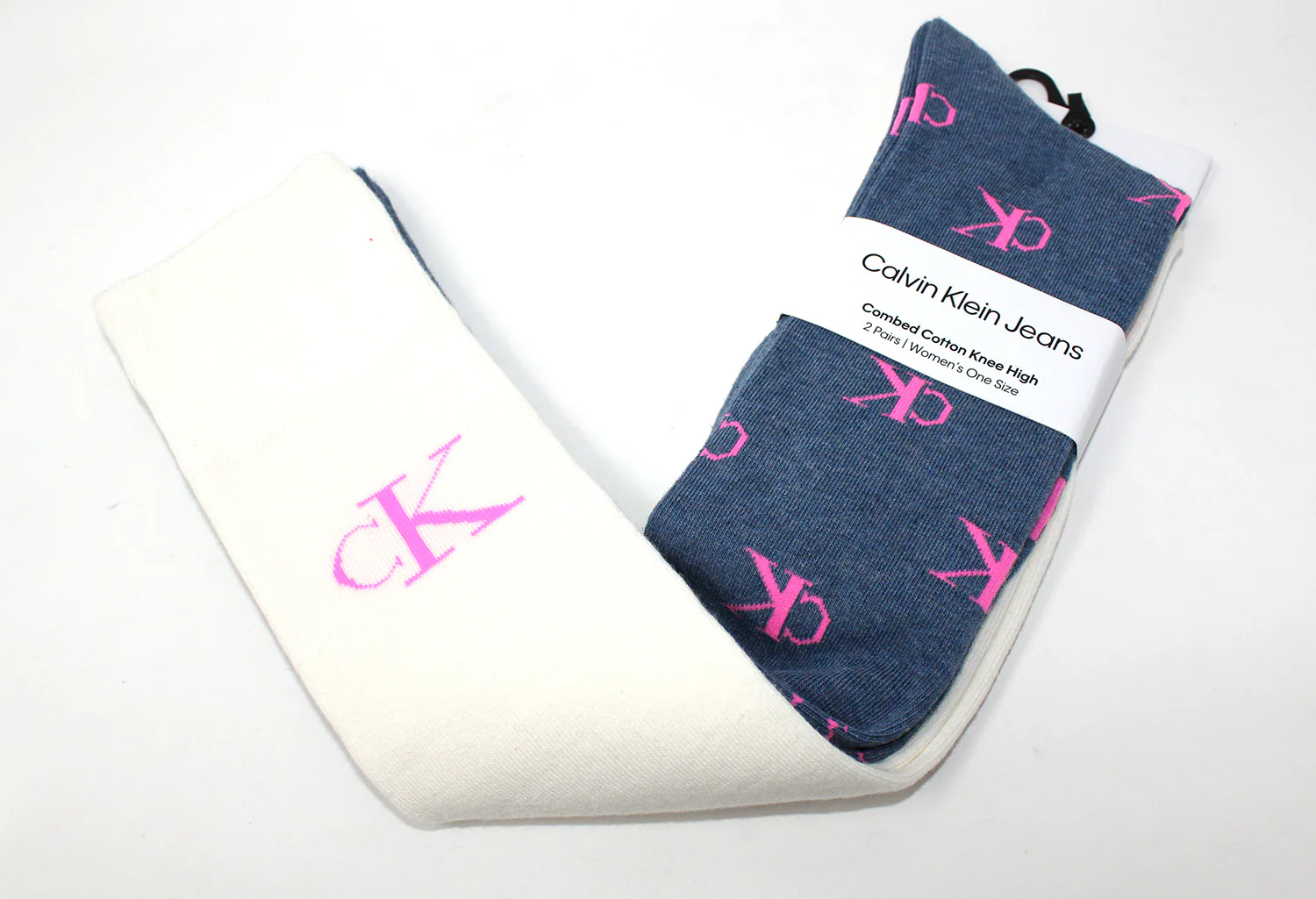 Ladies 2 PACK KNEE HIGH SOCKS
