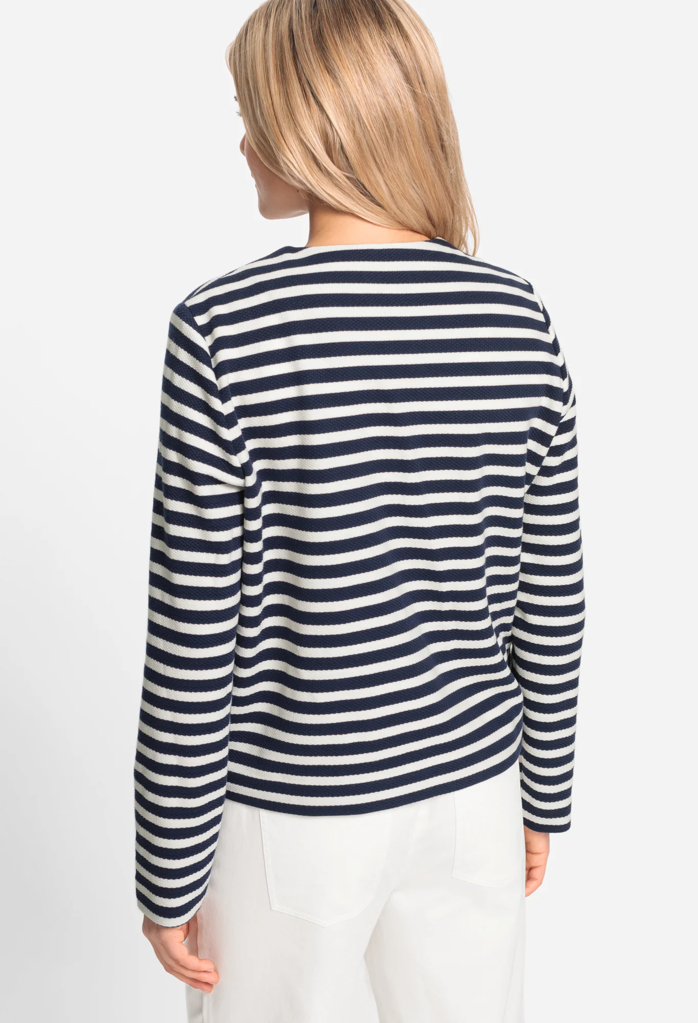 Striped Zip Up Jacket