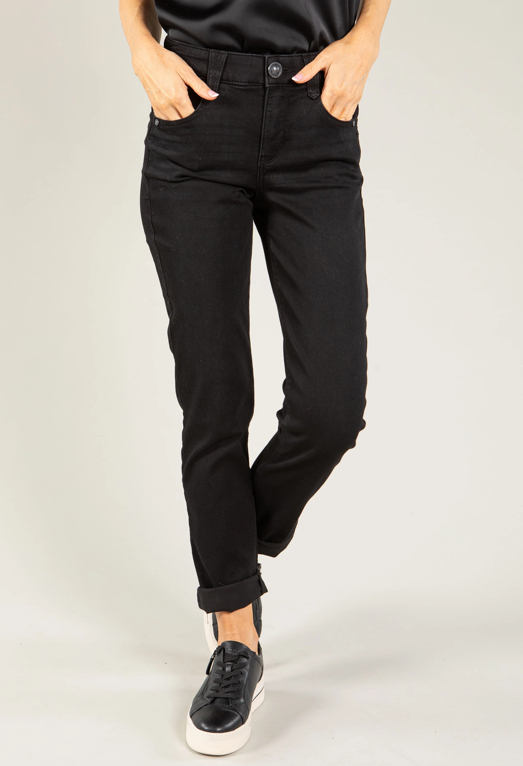 Absolution® Black Denim Straight Leg Jeans