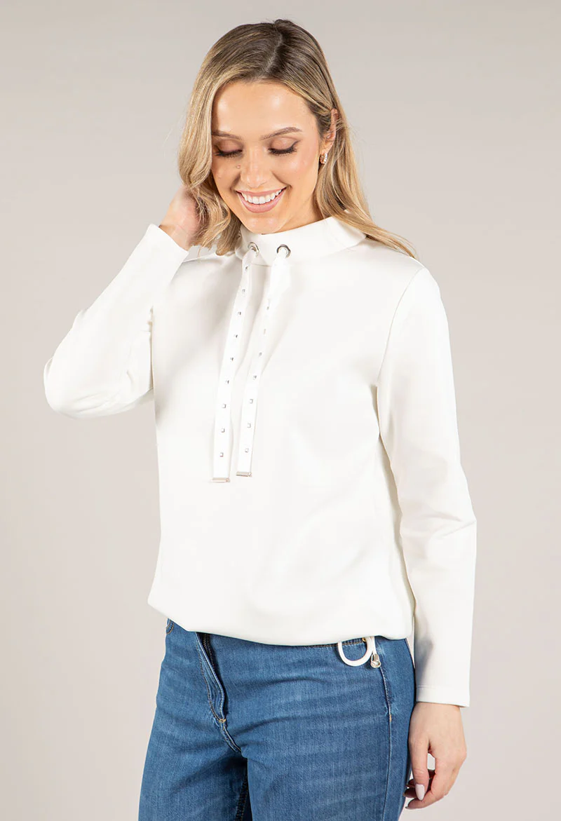 Stand Up Collar Pullover