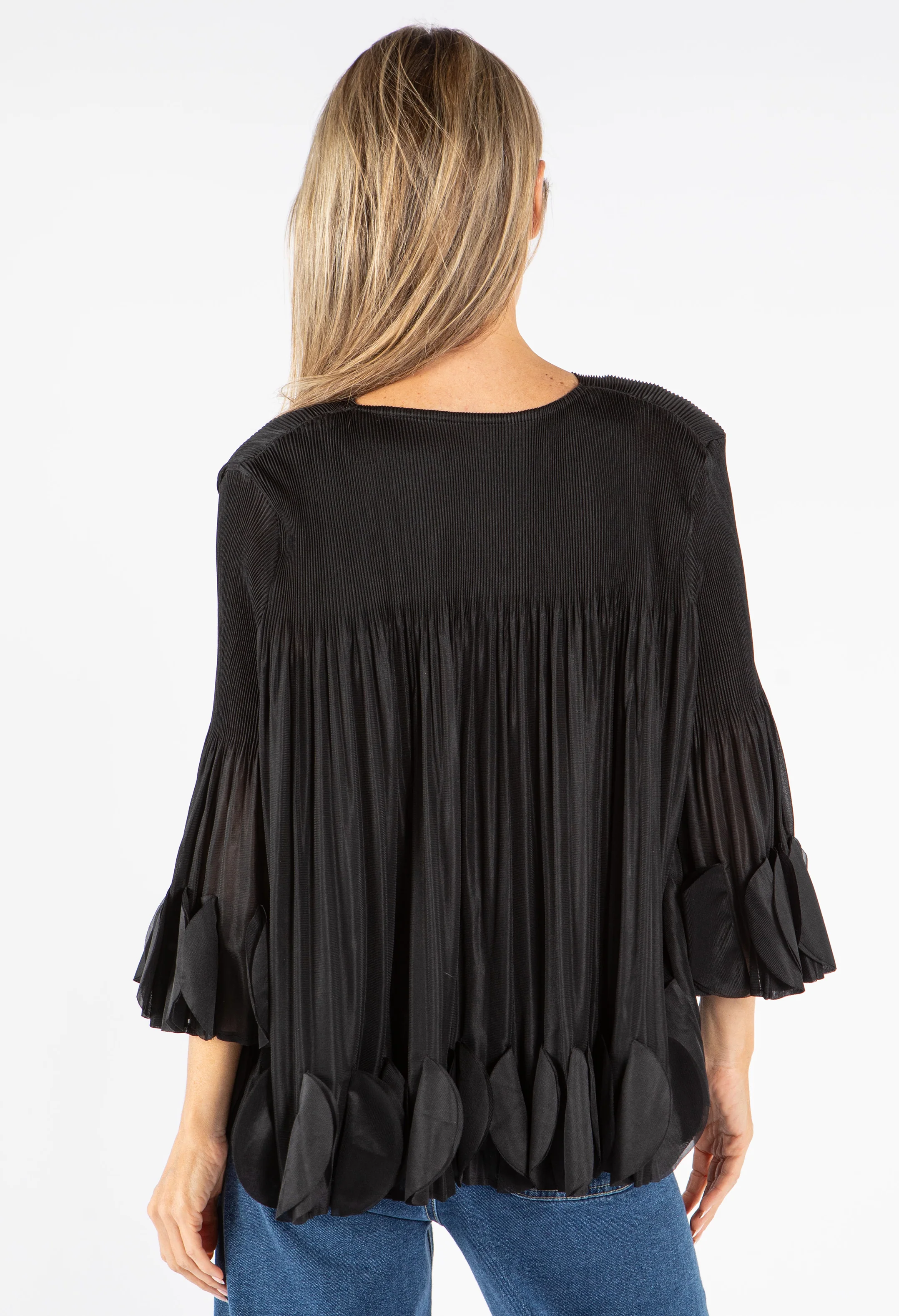Petal Pleated Blouse
