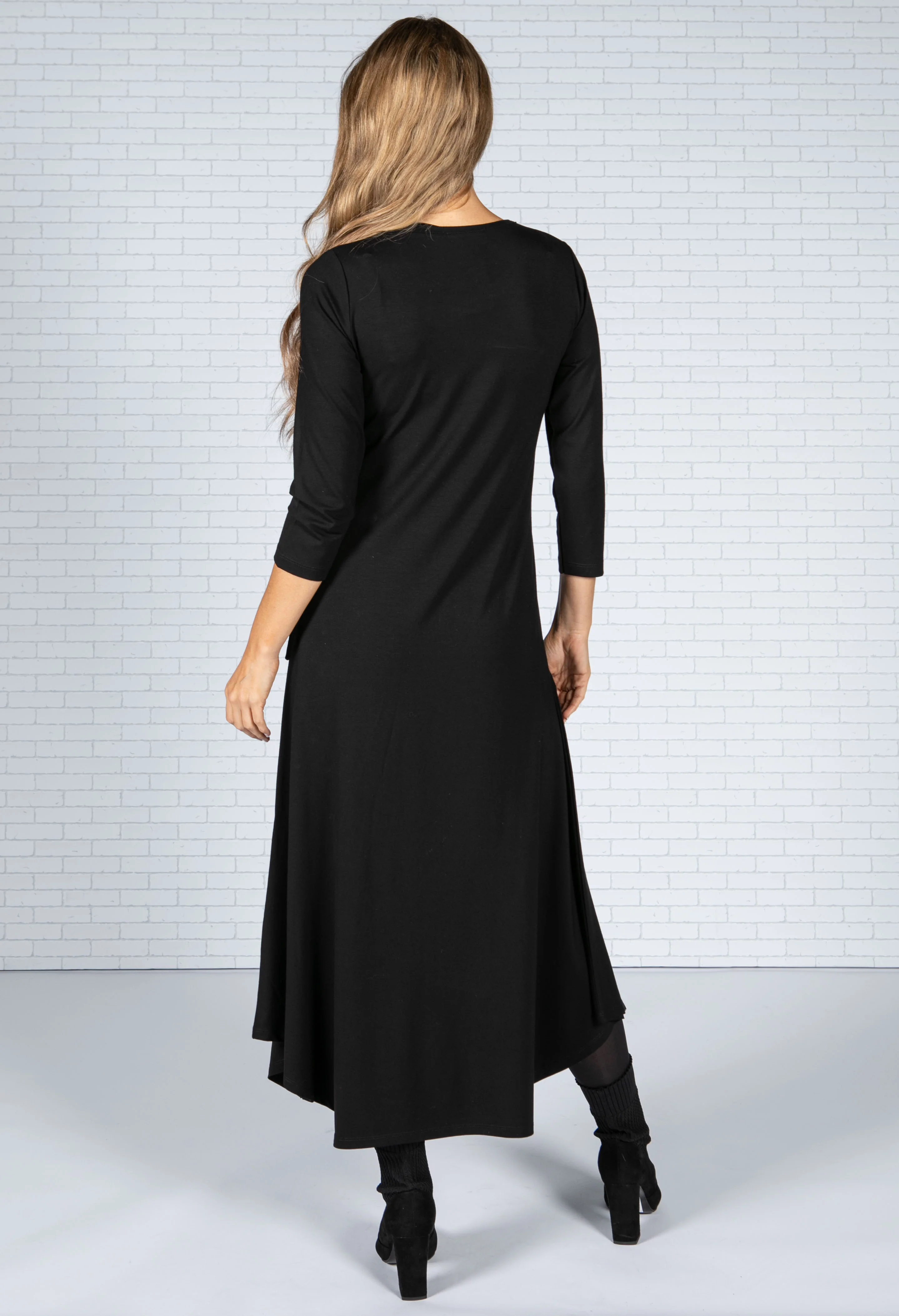 Scuba Pocket Midi Dress