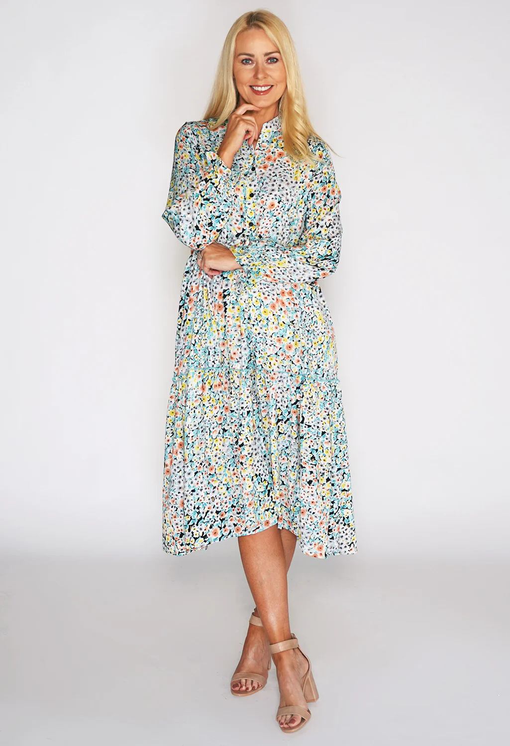 Floral Midi Dress-5