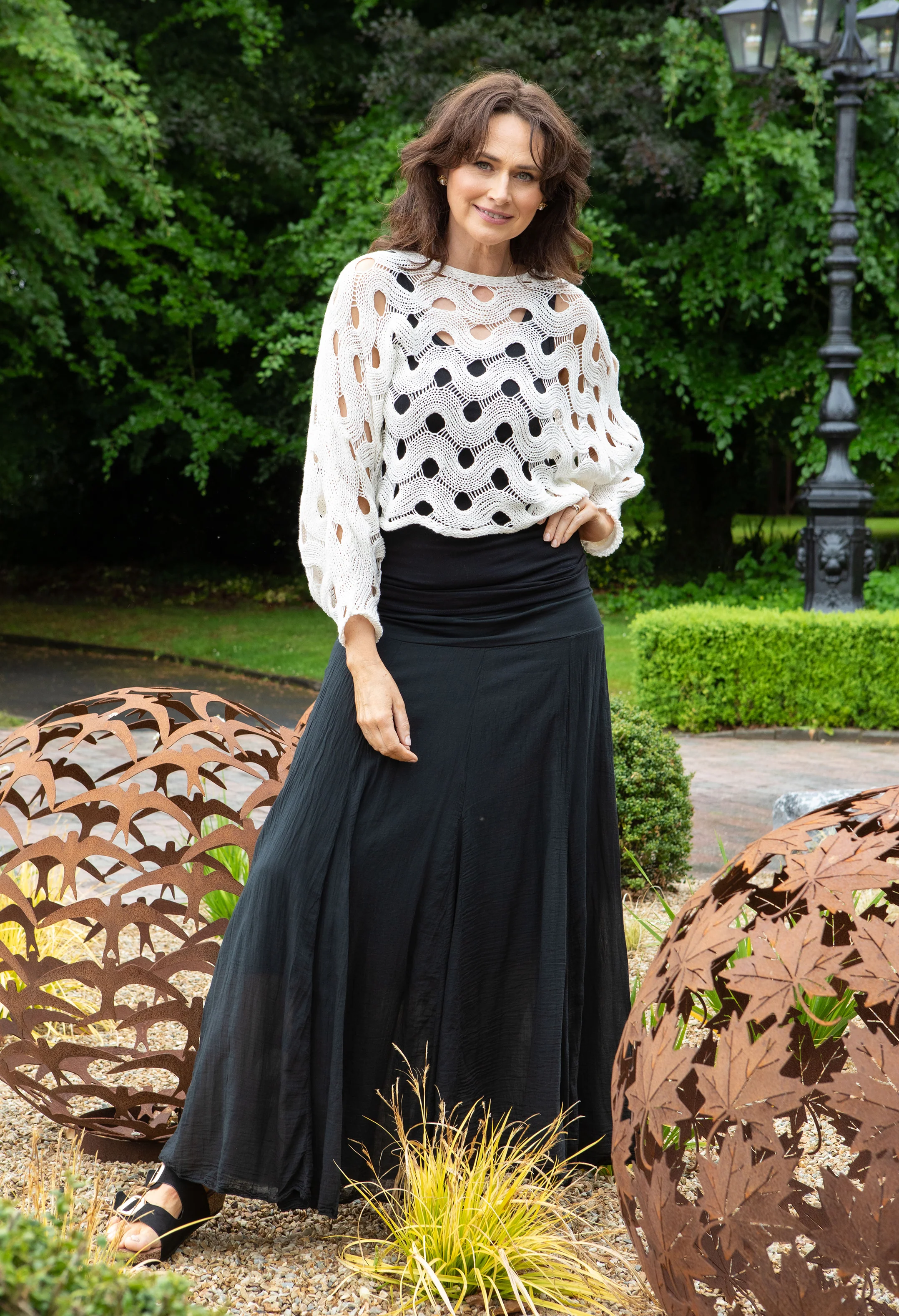Open Work Knit Jumper