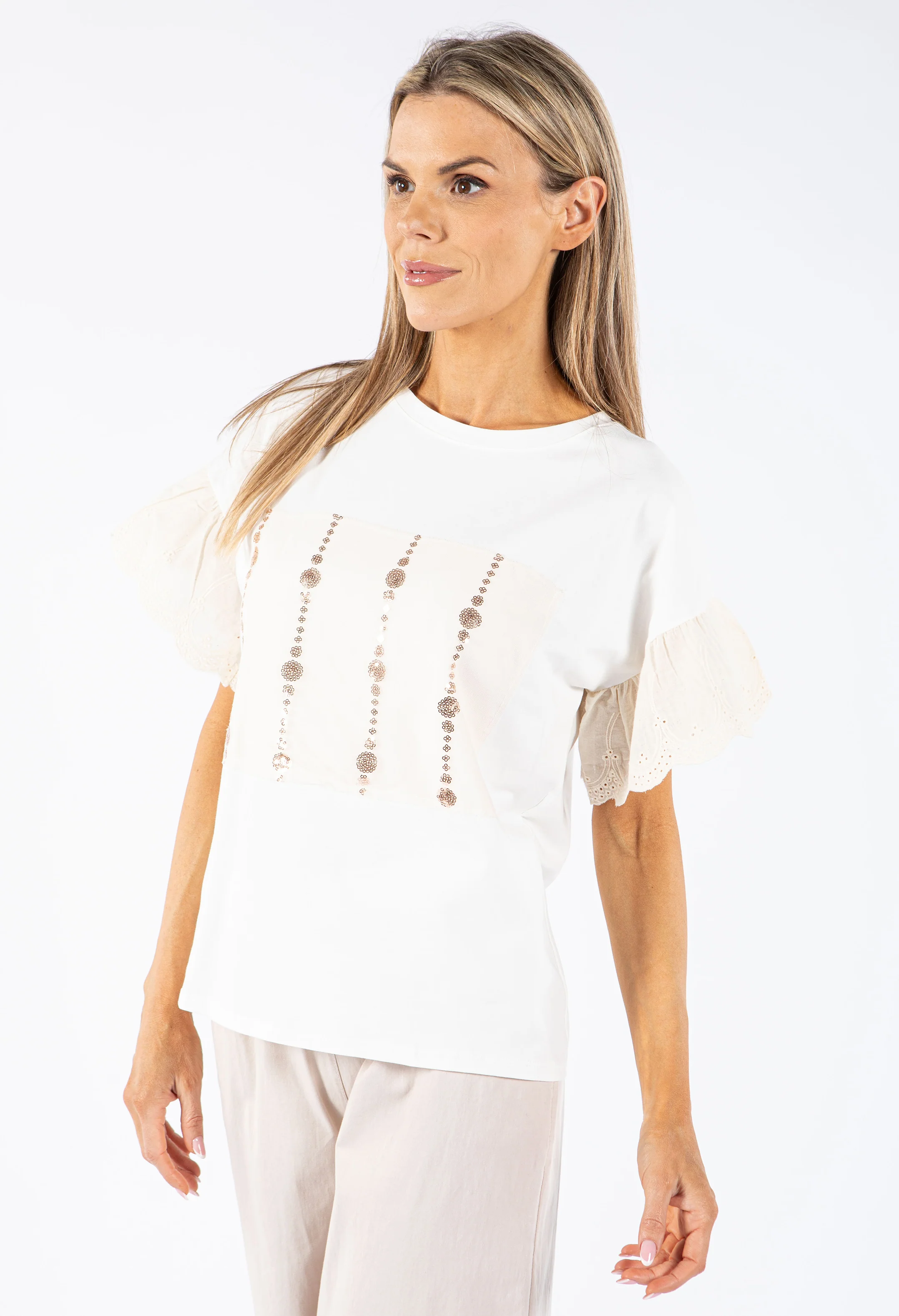 Sequin Detail Top