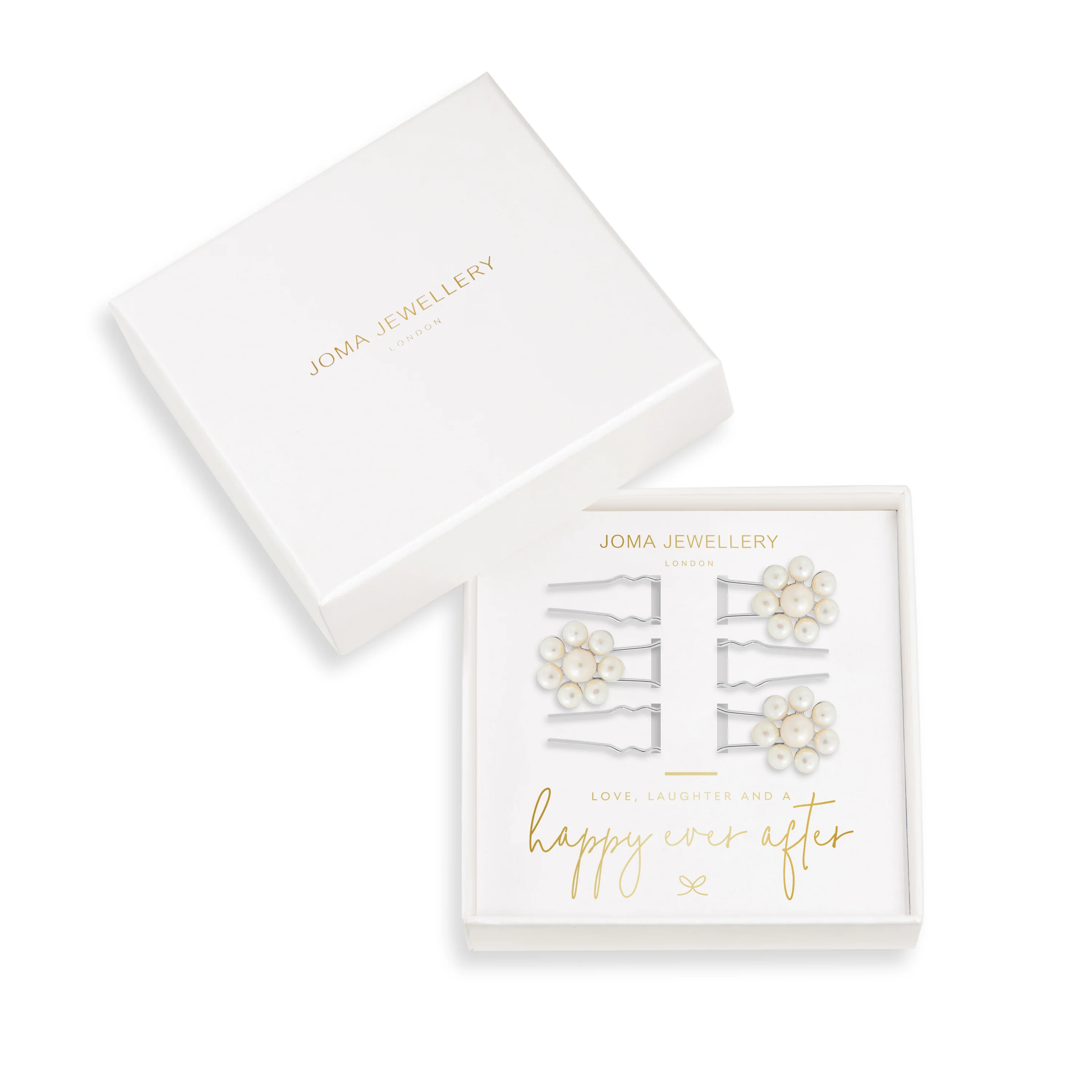 HAPPY EVER AFTER HAIR ACCESSORIES | PEARL FLOWER HAIR PINS
