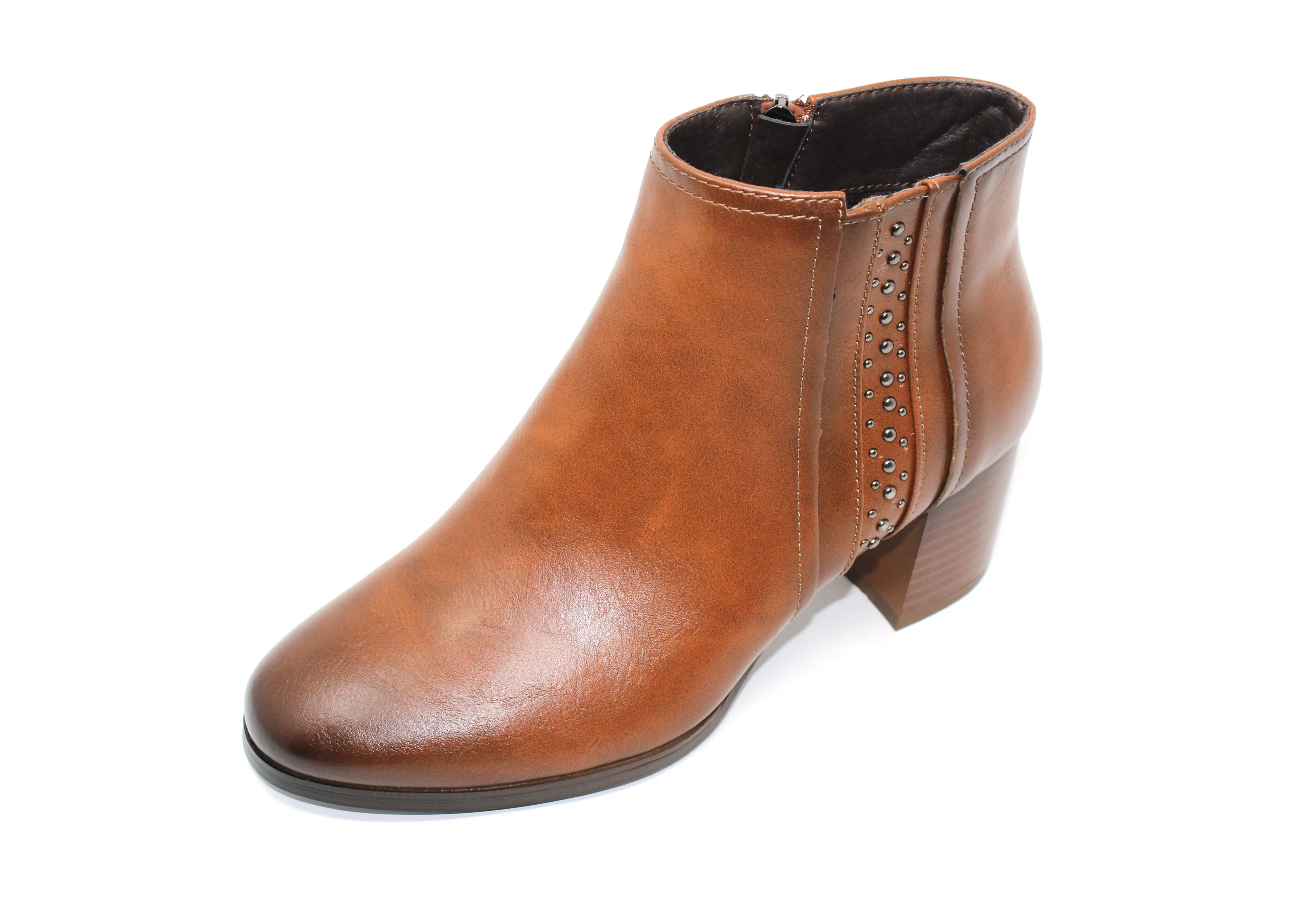 Block Heel Ankle Boot-4