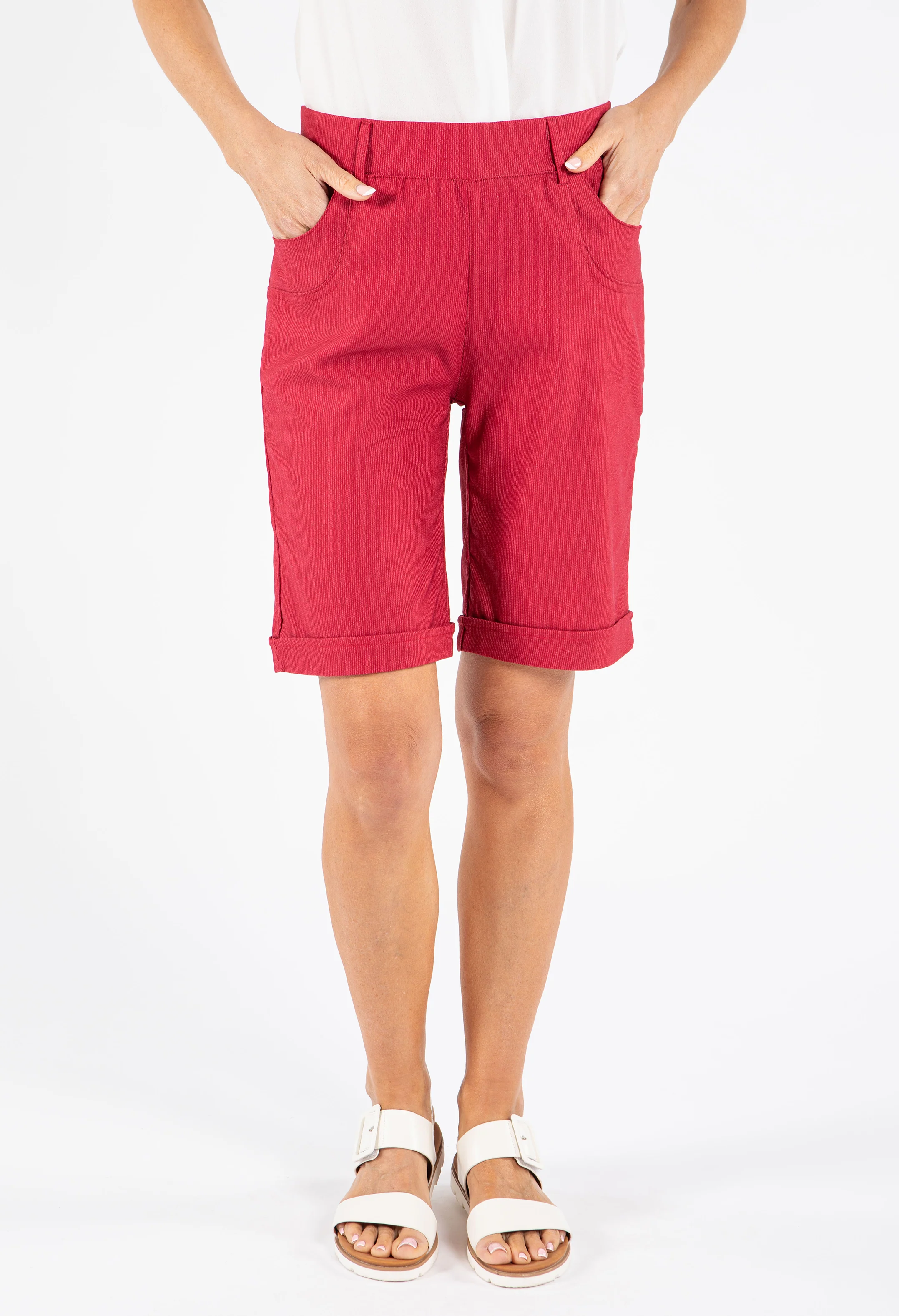Pull On Light Stripe Shorts
