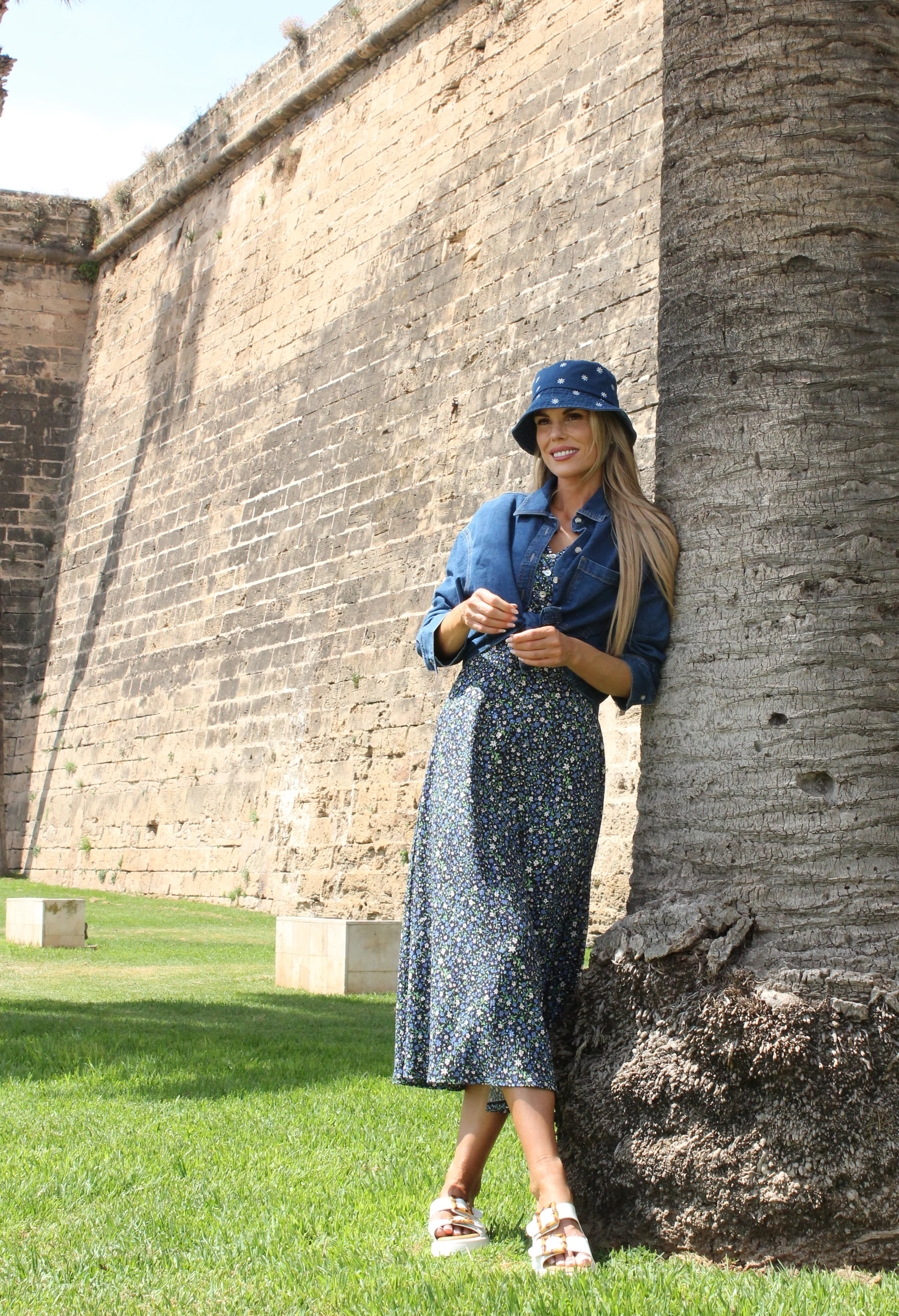 Miami Ditsy Print Dress