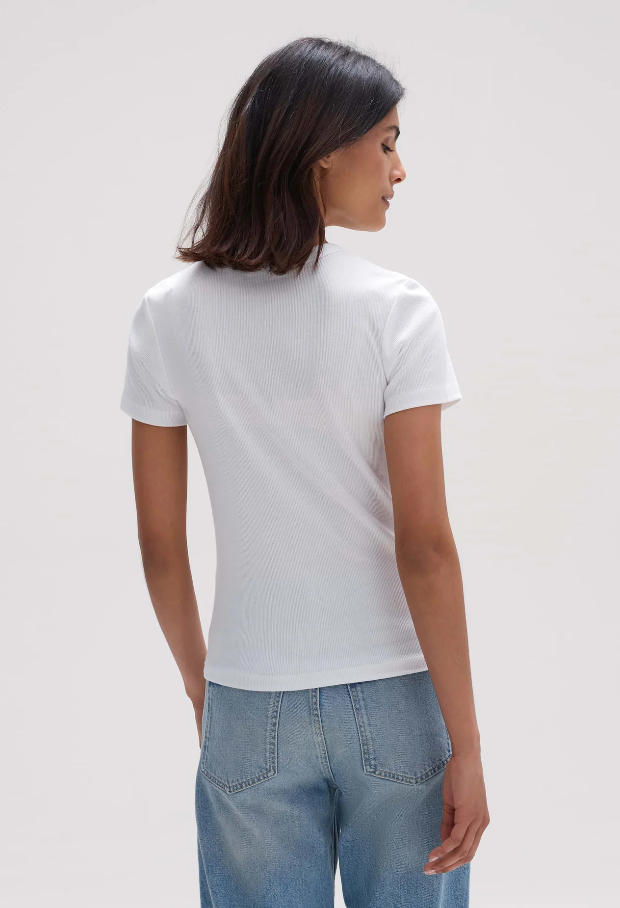 Samuna Fine Ribbed T-Shirt
