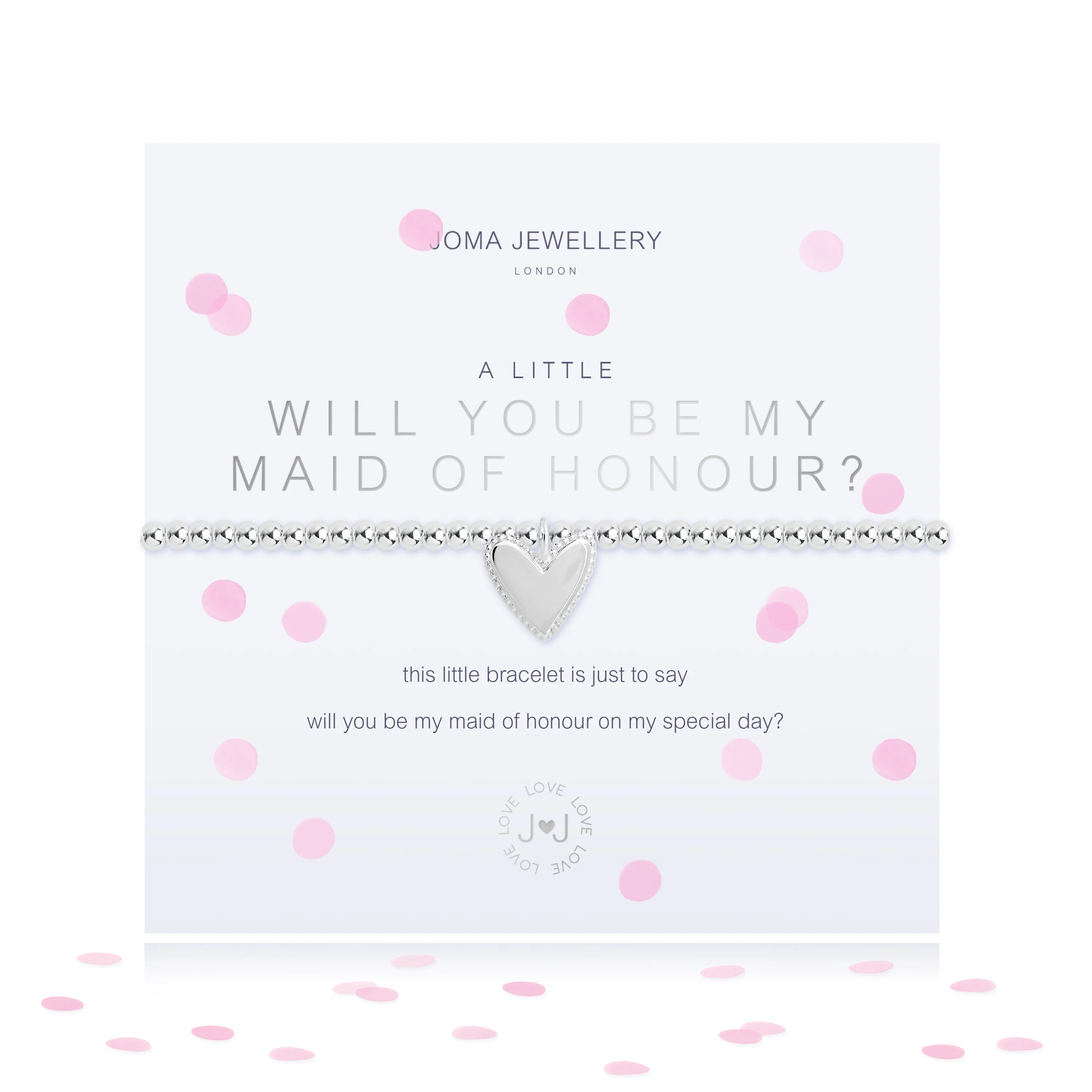 A LITTLE WILL YOU BE MY MAID OF HONOUR BRACELET