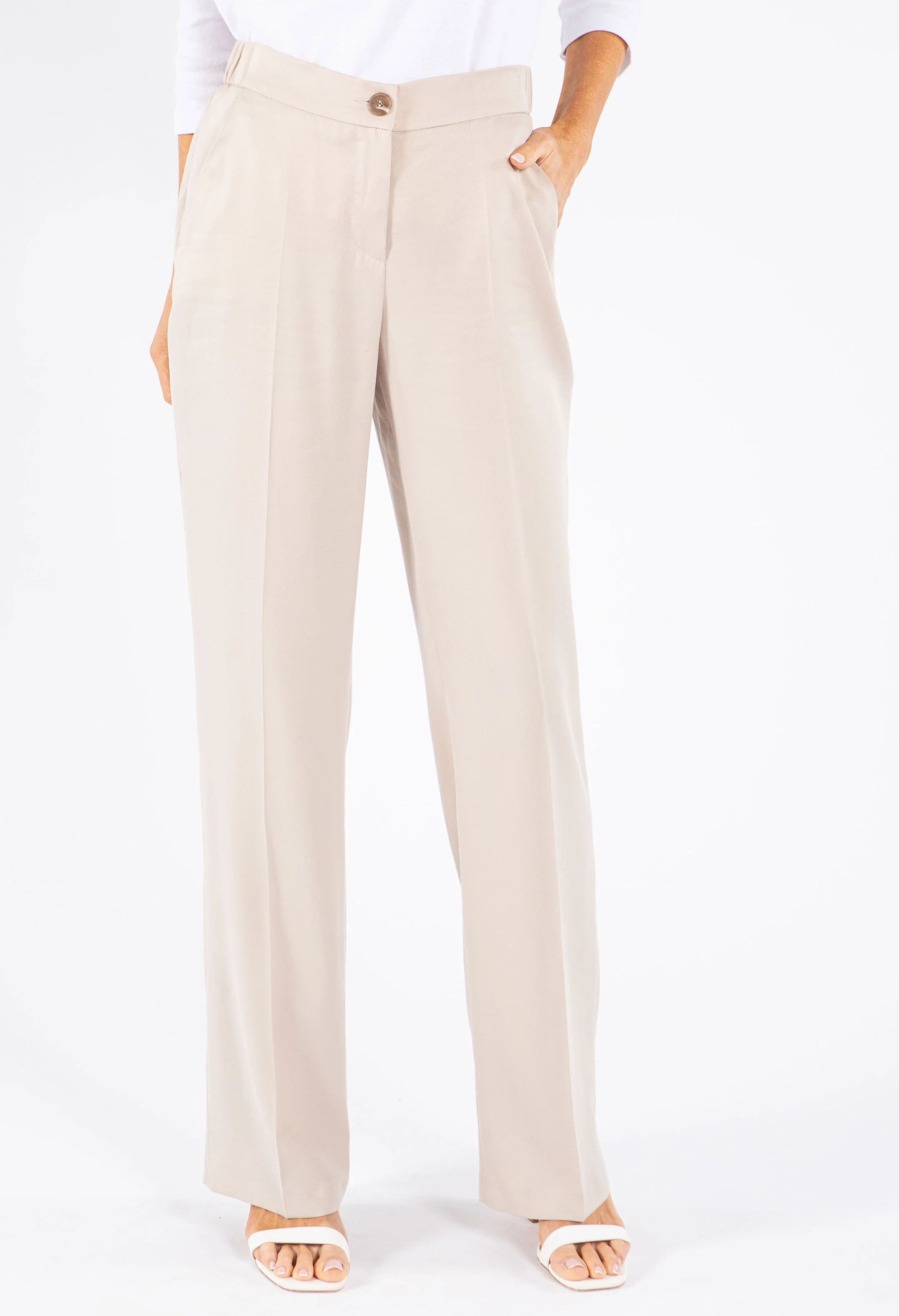 Button Close Straight leg Trouser