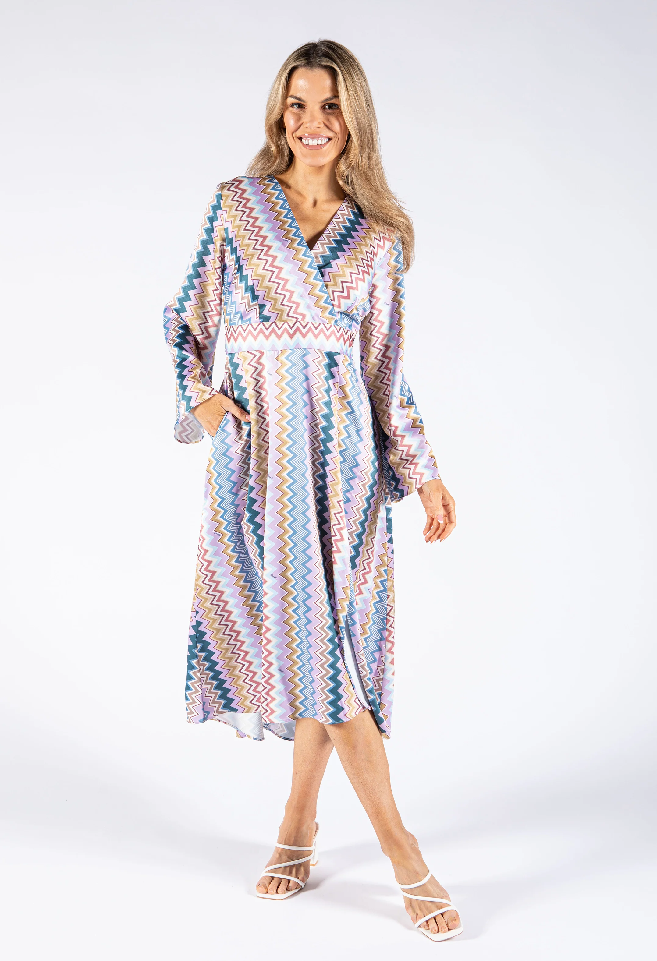 A-Line Wrap Dress