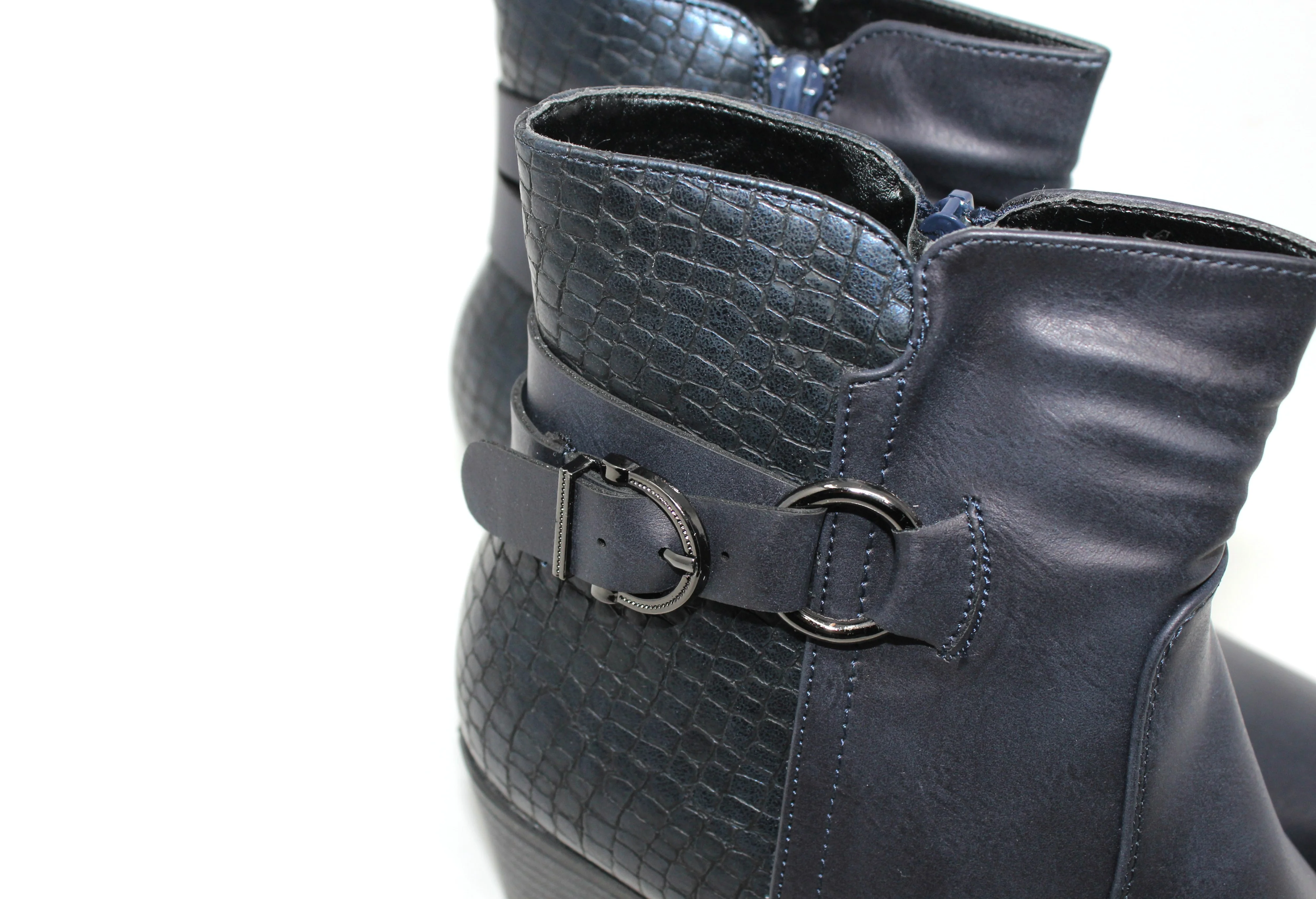 Navy Ankle Boot