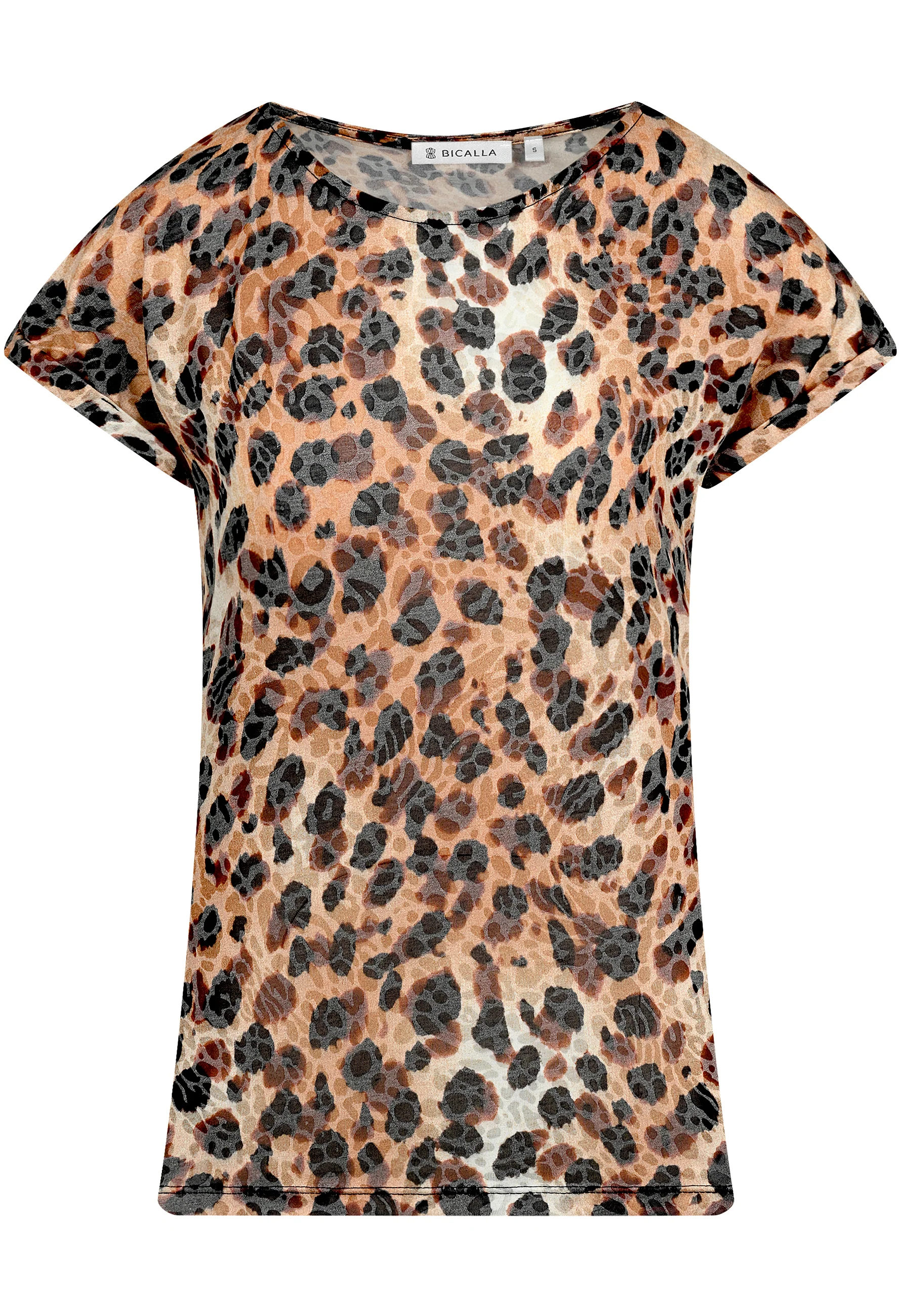Shirt with leopard pattern