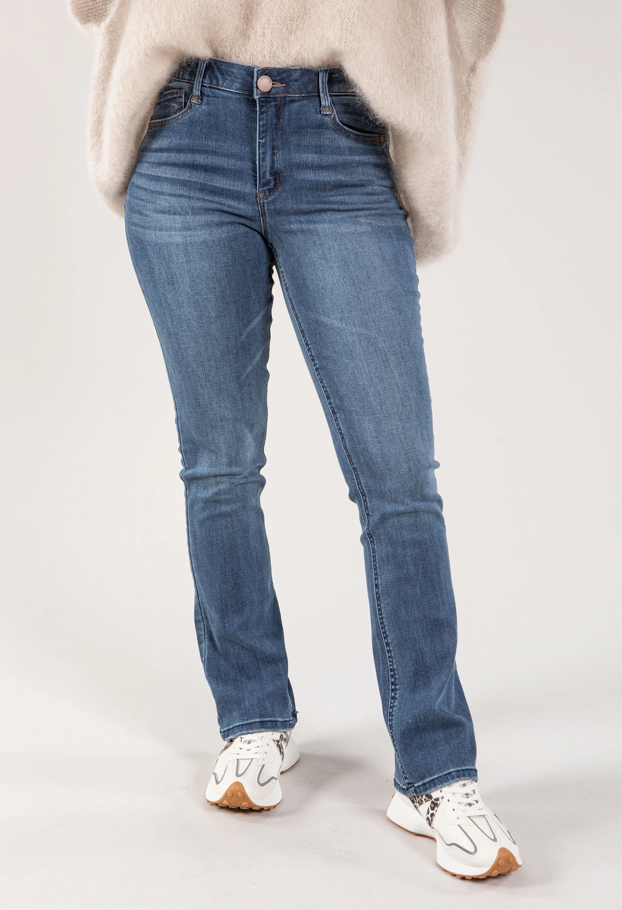 Absolution® High Rise Artisanal Denim Itty Bitty Boot Jean