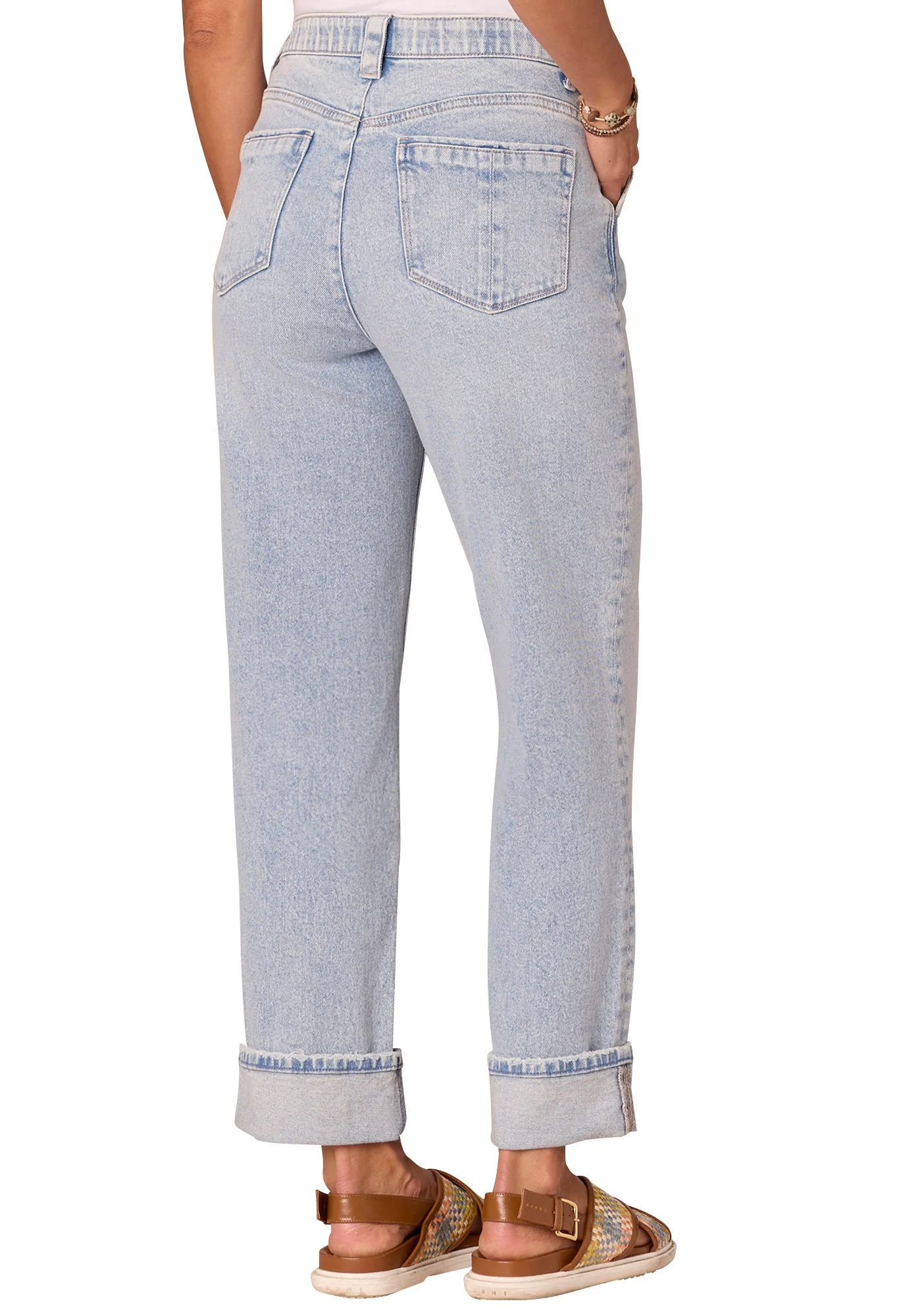 Absolution High Rise Boyfriend Jeans with Side Pockets
