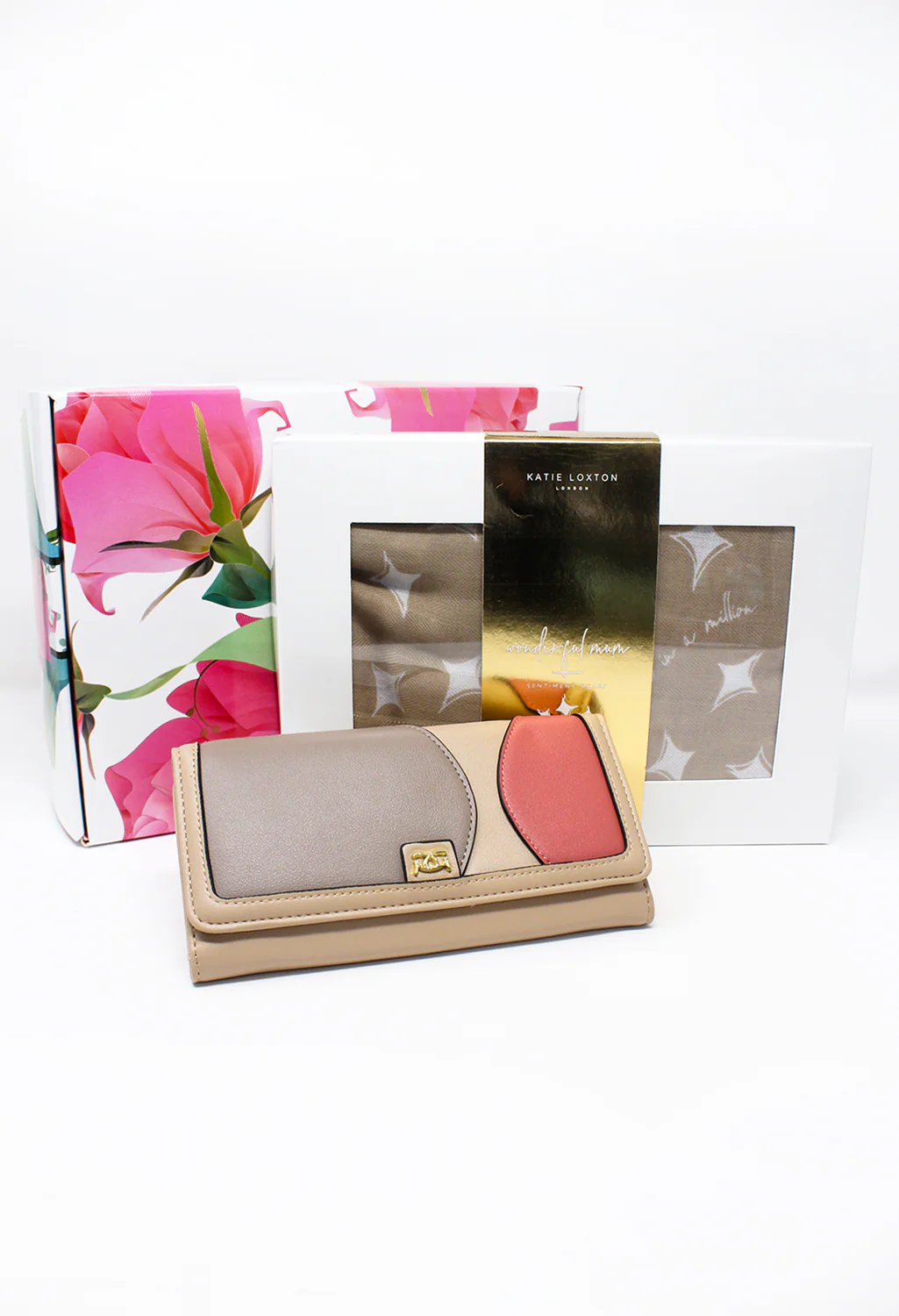 Wonderful Mum Scarf and Wallet Gift Set Box