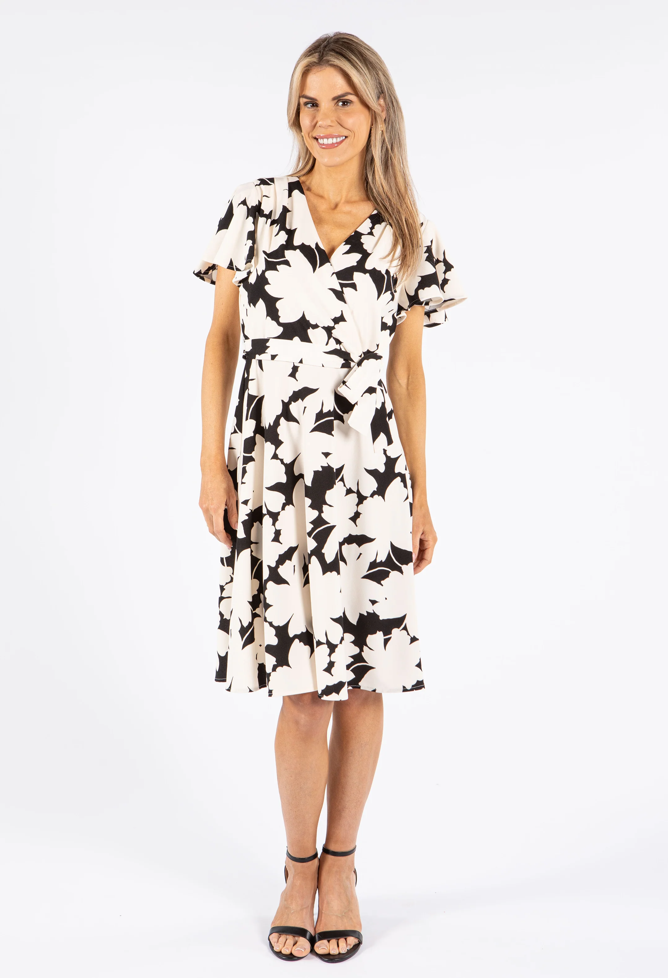 Floral Monochrome Dress