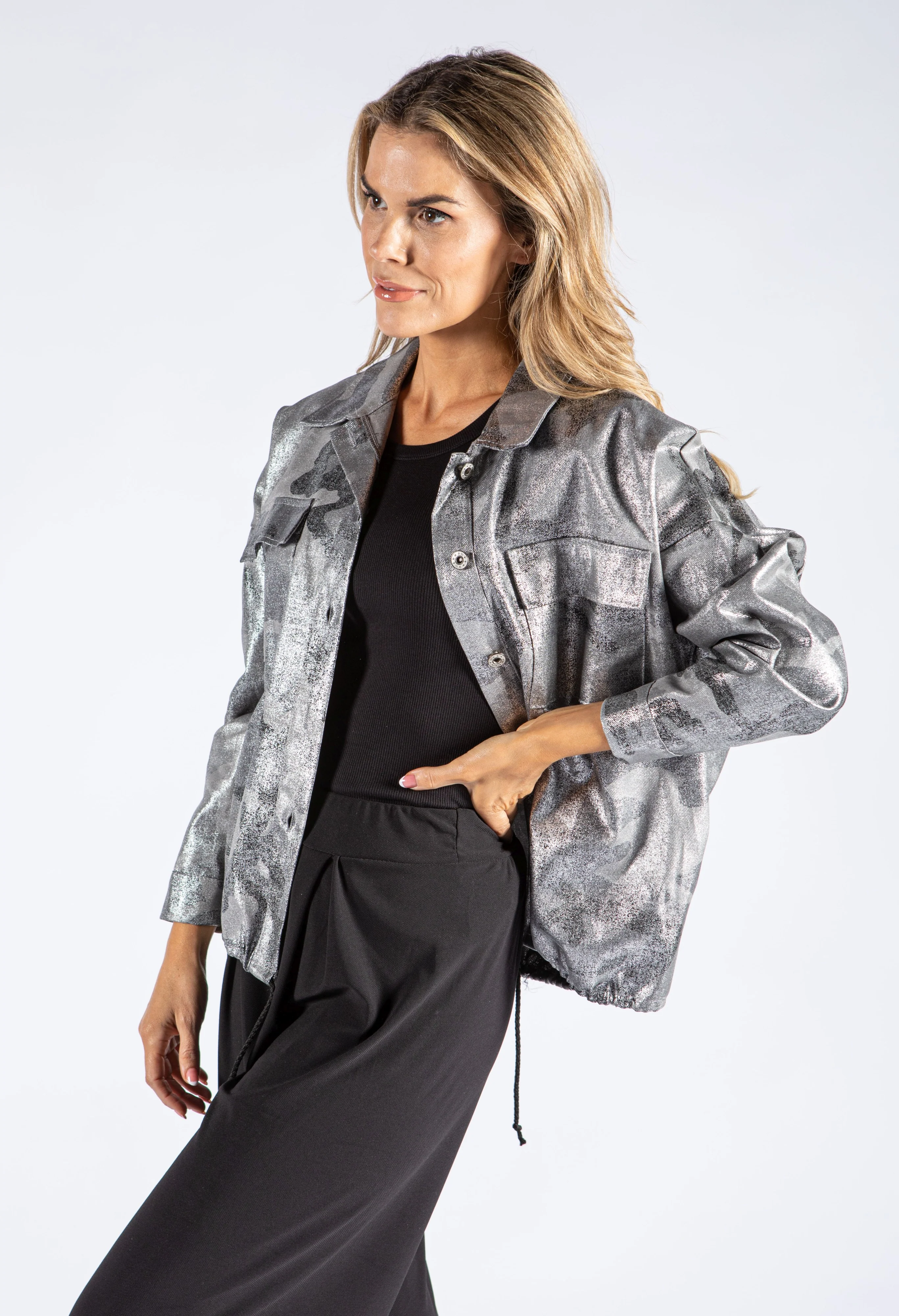 Silver Camo Jacket