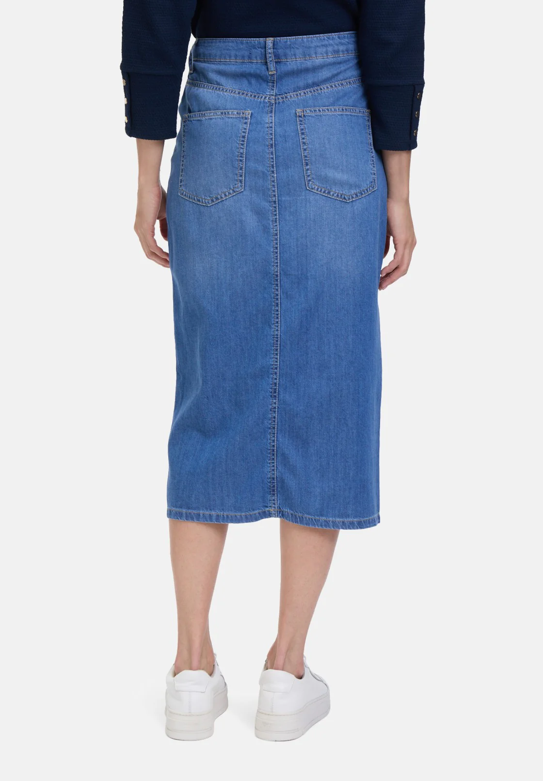 Midi Denim Skirt