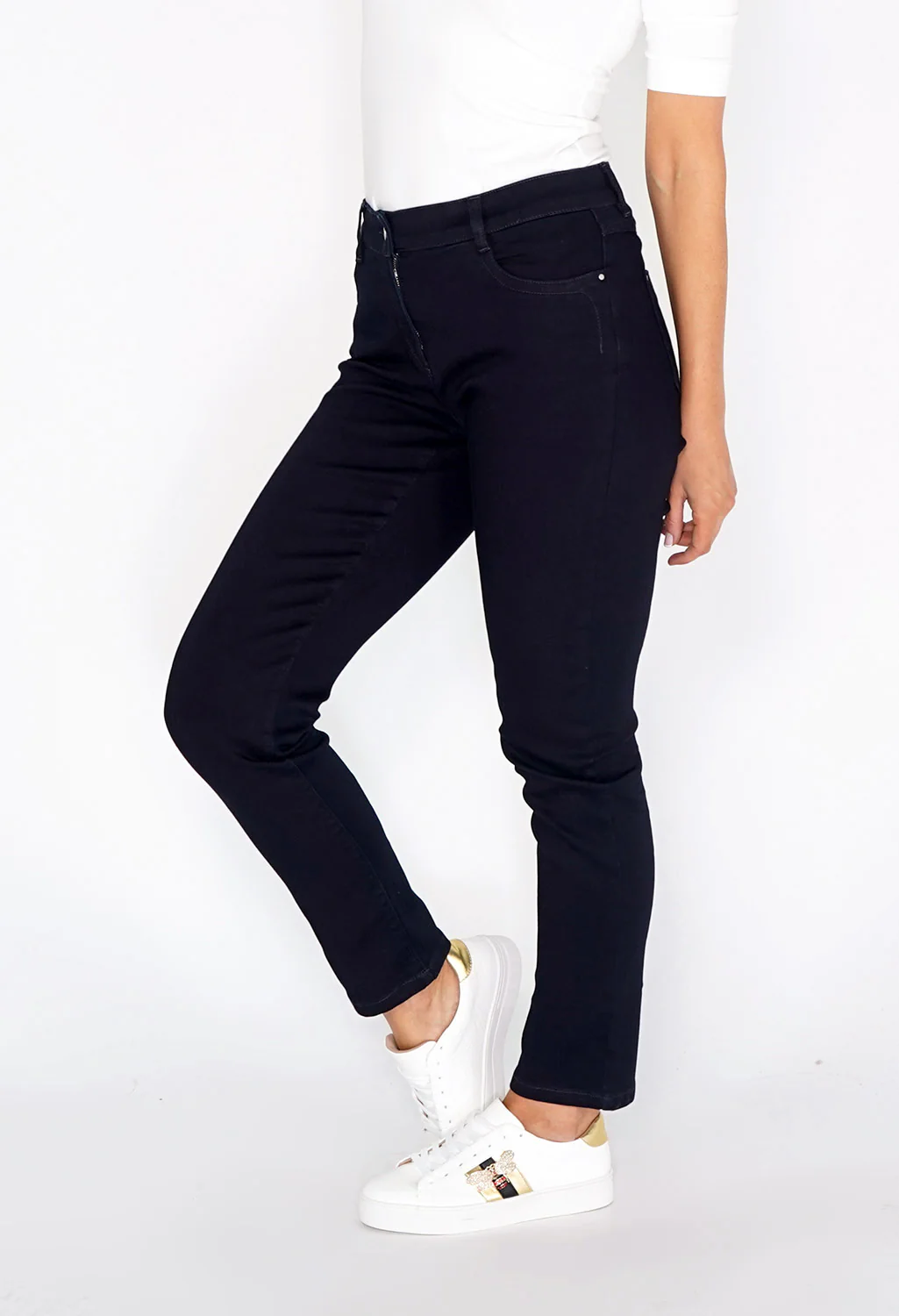 Sophie B Navy Straight Leg Jeans
