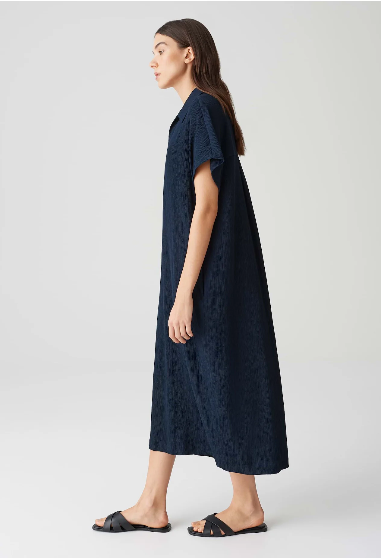 Wannie Shirt Midi Dress