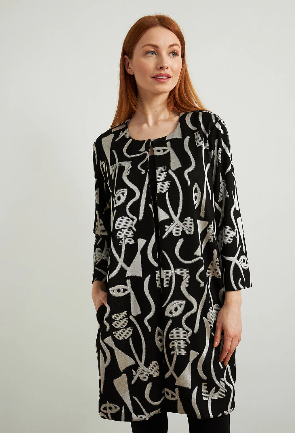 Geo Jacquard Jacket