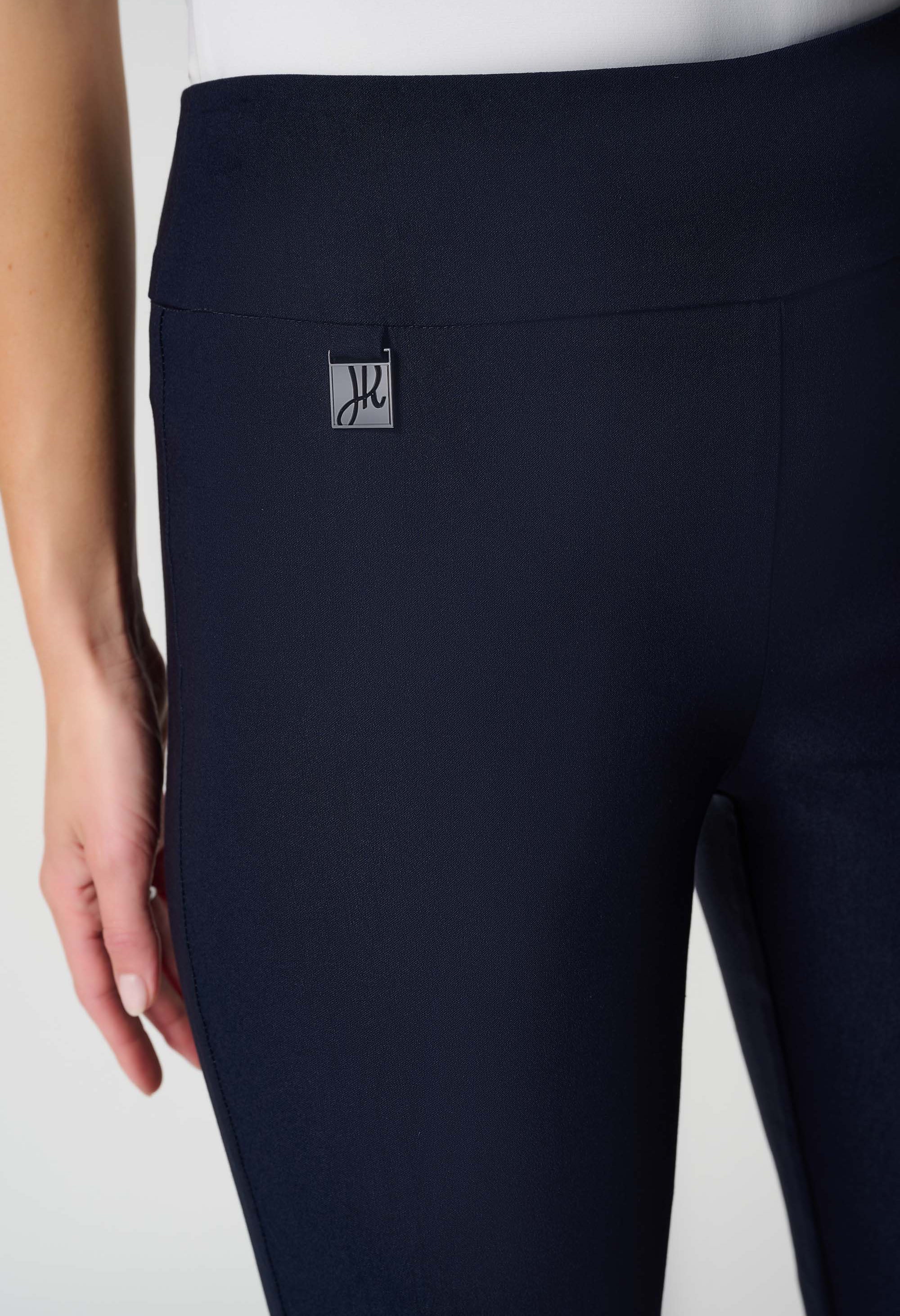 High-waisted Ankle-length Trousers