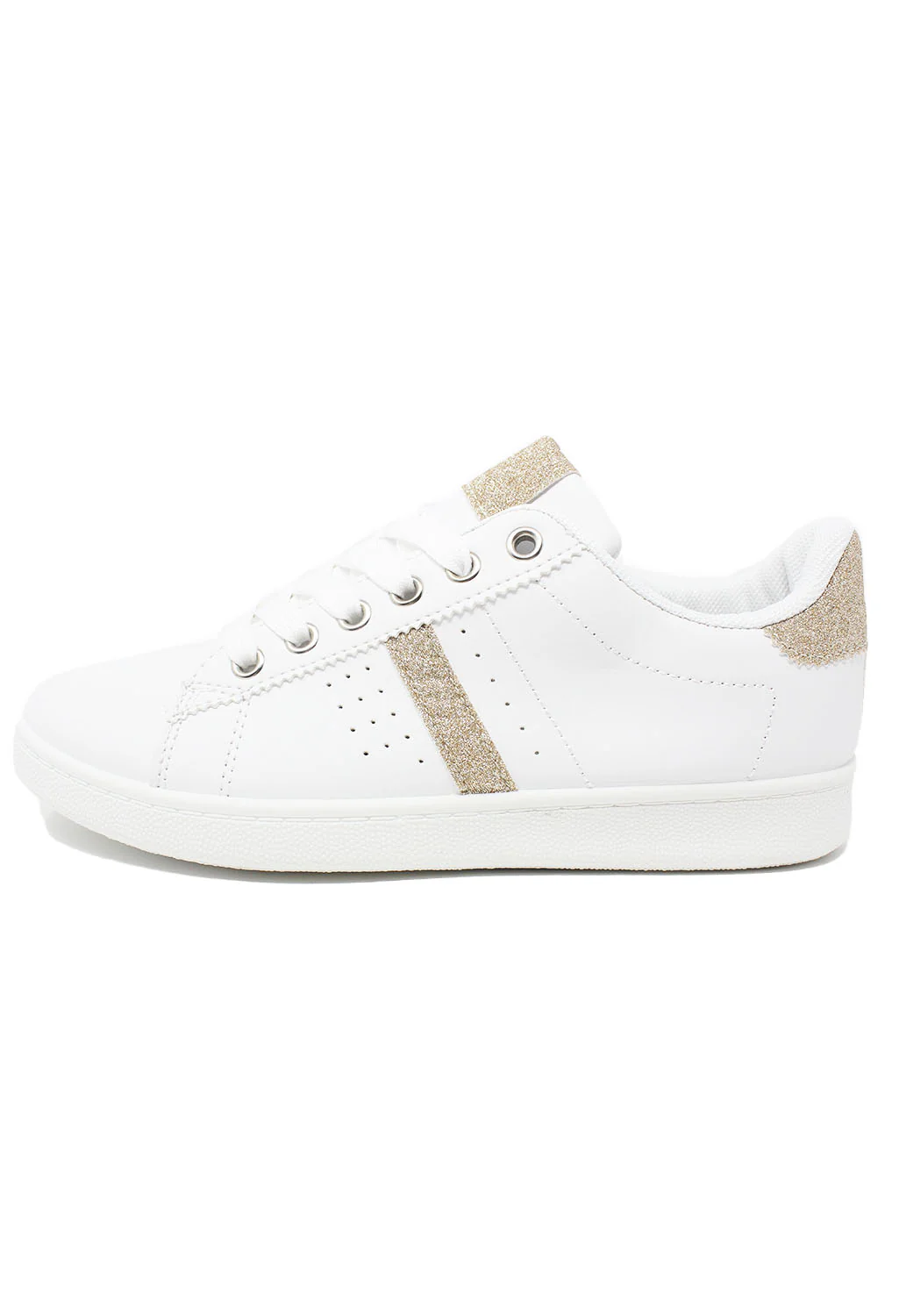 White with Gold Detail Trainer