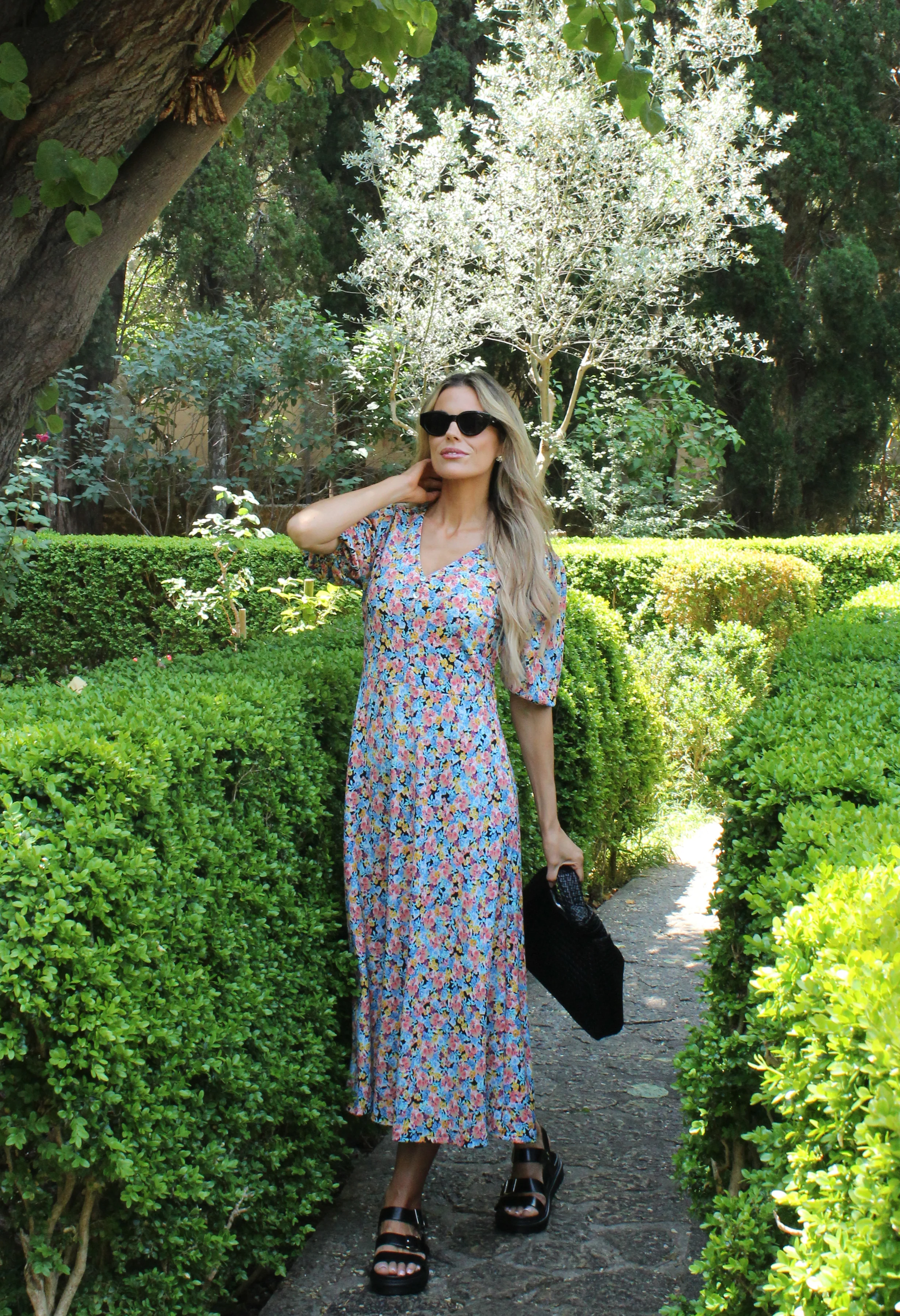 Miami Floral Print Dress