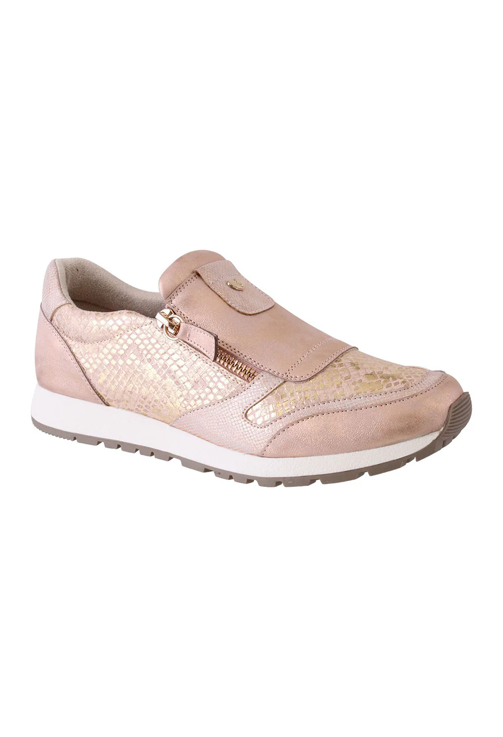 Rose Gold Slip-on Trainer